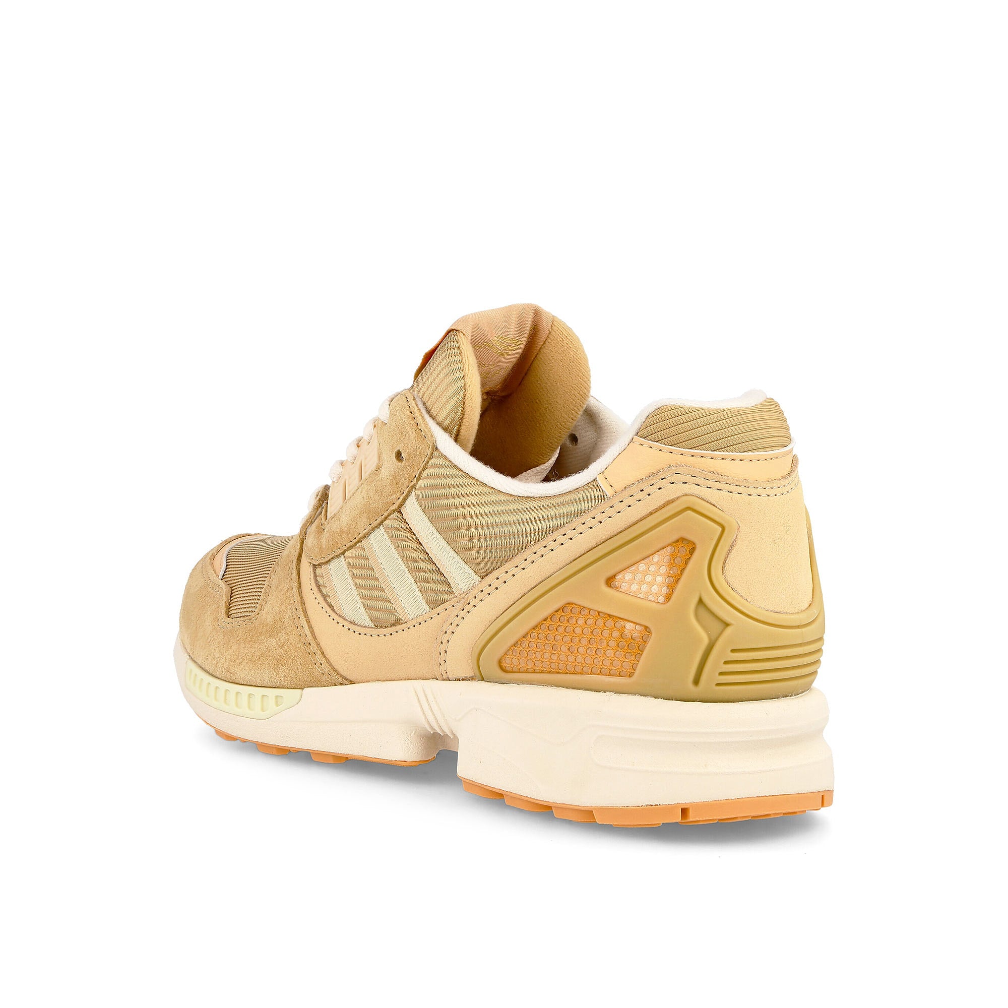adidas zx 8000 Hazy Beige-Sand-Halo Amber Sneakers Material | Overkill