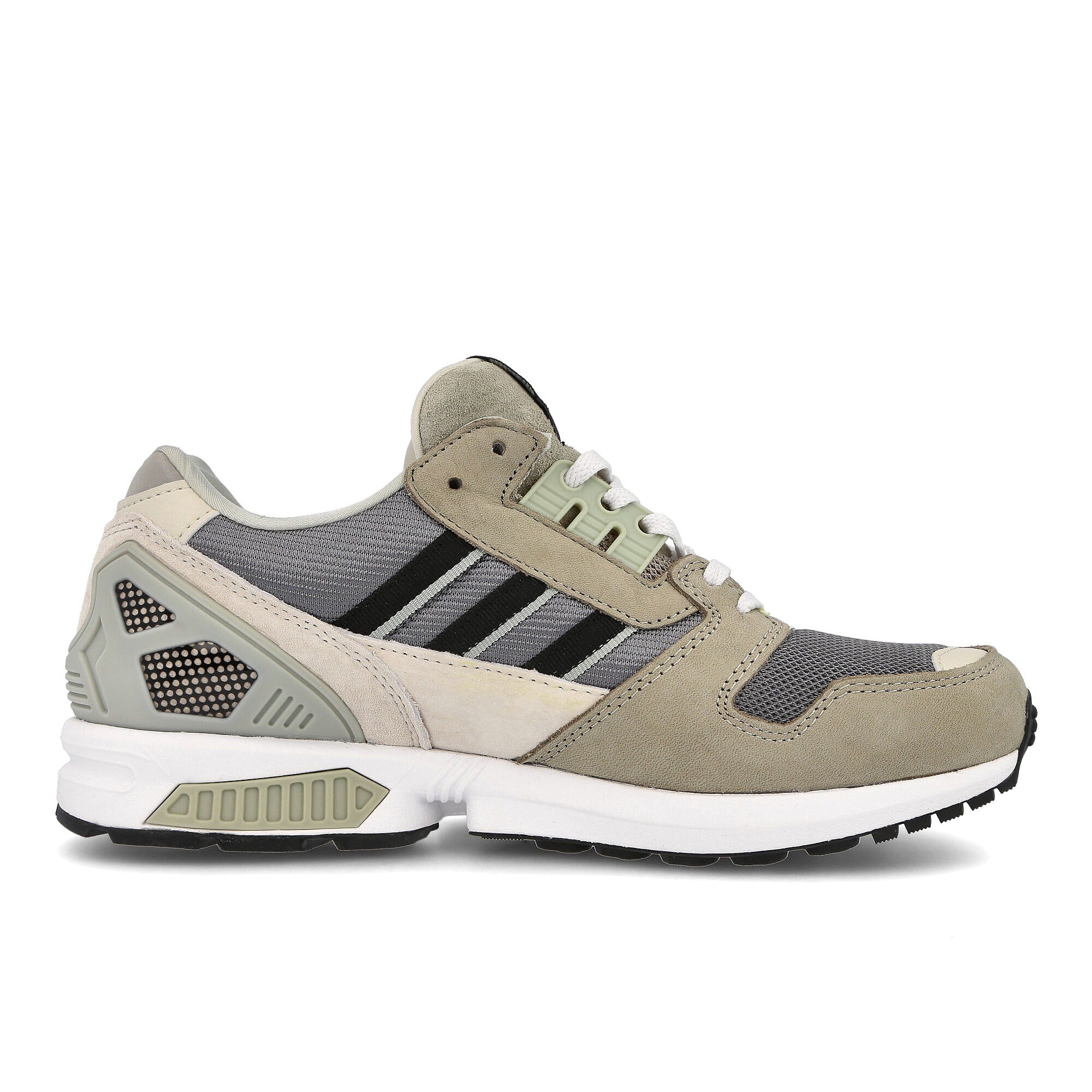 adidas zx 8000 Feather Grey-Core Black-Alumina Sneakers Silhouette | Overkill