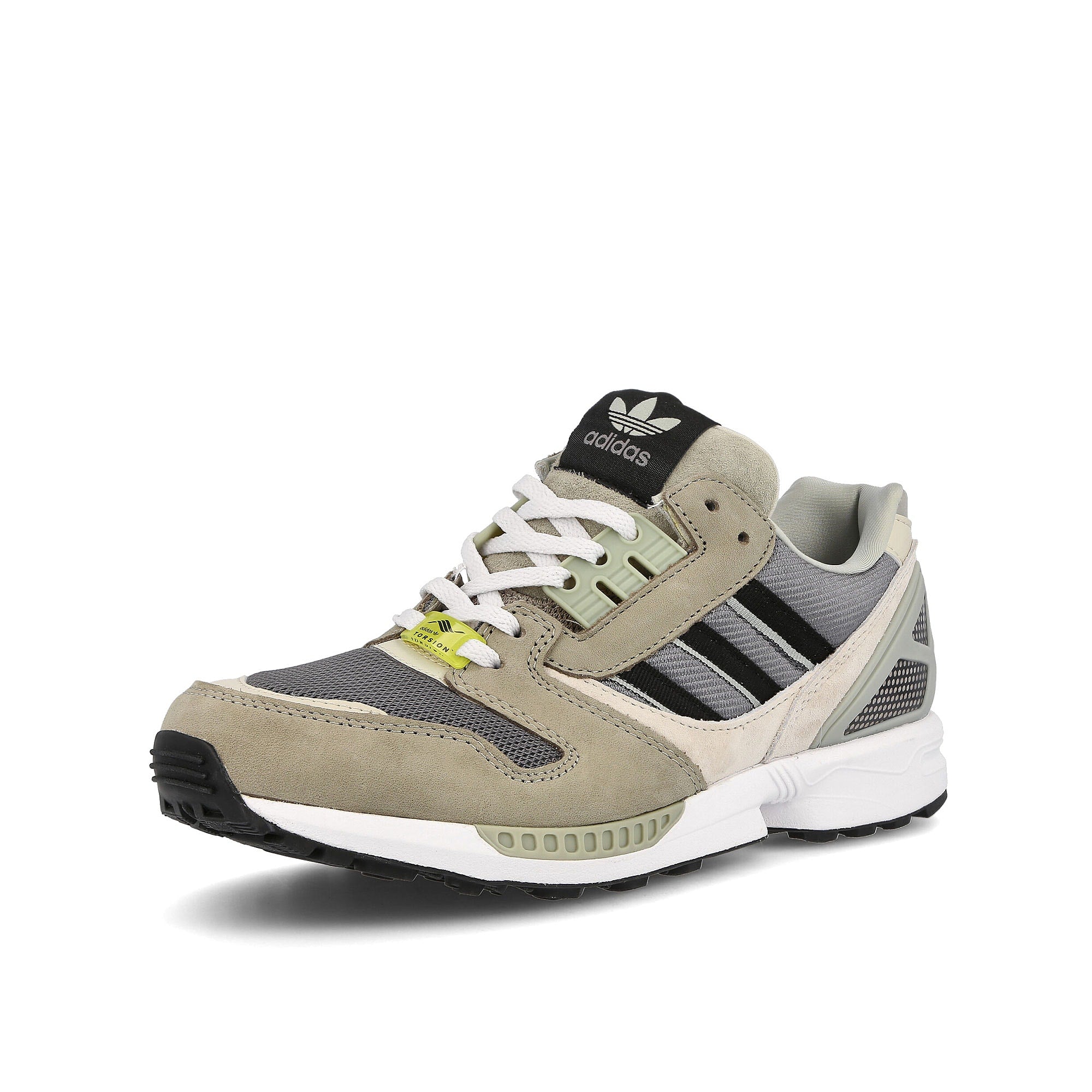 adidas zx 8000 Feather Grey-Core Black-Alumina Sneakers Close Up | Overkill