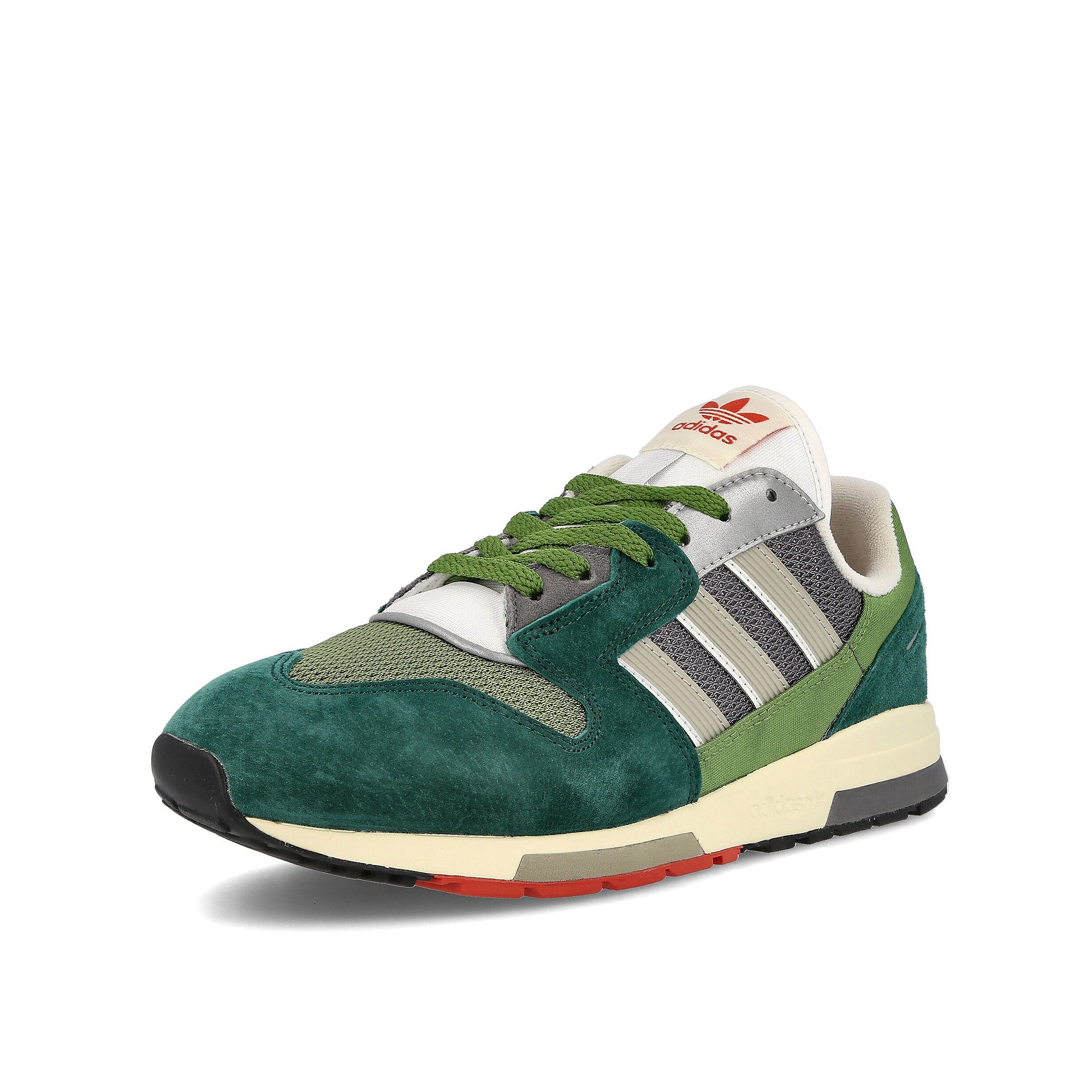 adidas zx 420 Active Green-Orbit Green-Cream White Sneakers Close Up | Overkill