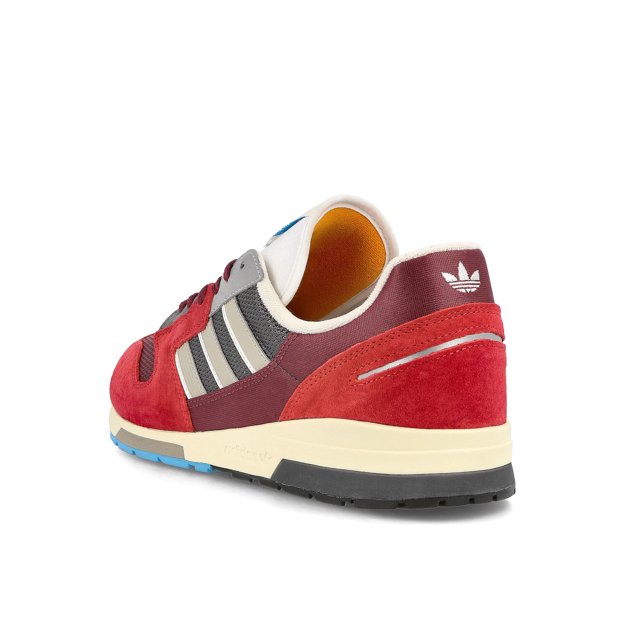 adidas zx 420 Crew Red-Ambient Blush-Cream White Sneakers Material | Overkill