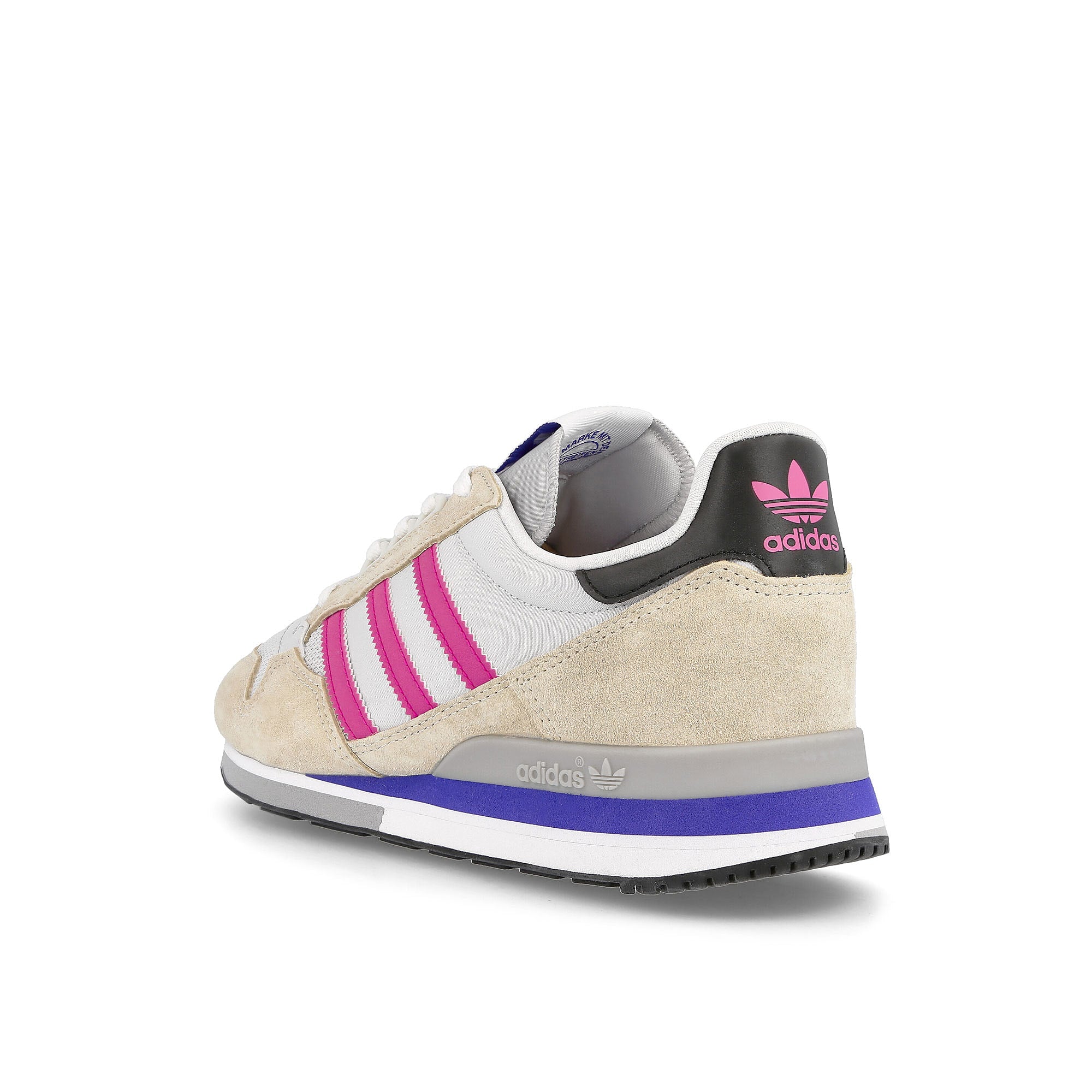 adidas wmns zx 500 Wonder White / Shock Pink / Footwear White Close-up | Overkill