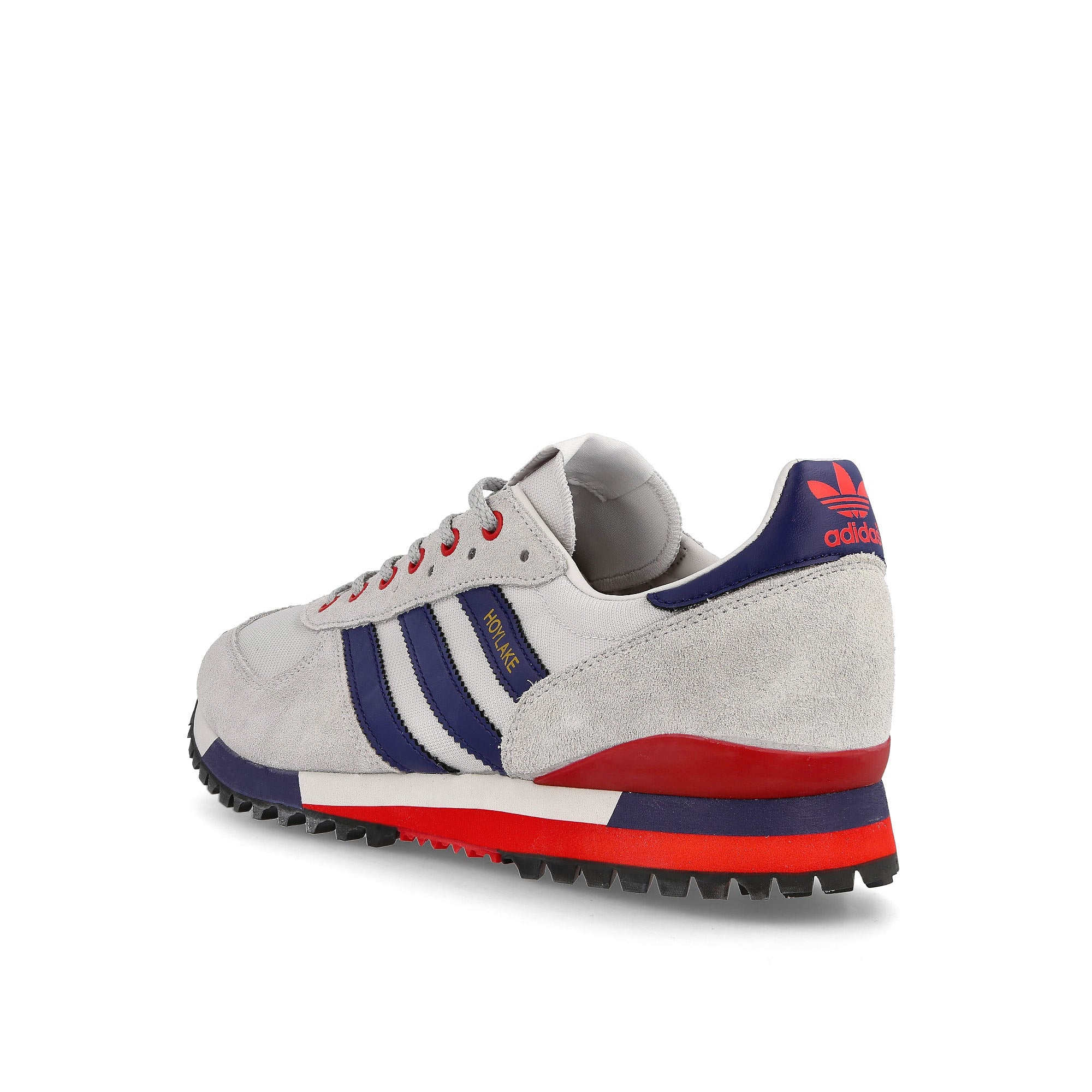 adidas spzl hoylake Grey One-Power Red-Grey Sneakers Material | Overkill