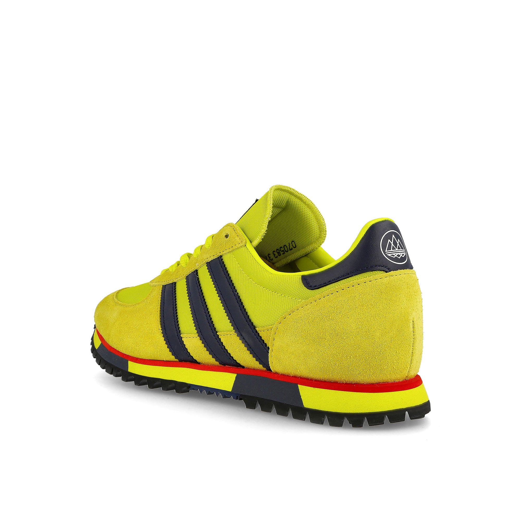 adidas spzl marathon 86 Shock Slime-Collegiate Navy-Yellow Spice Sneakers Material | Overkill