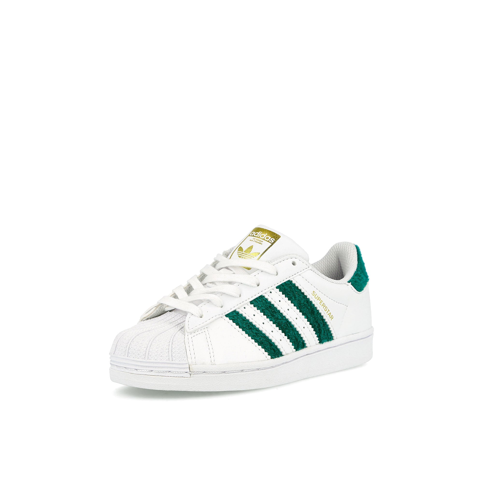 adidas superstar c Footwear White-Footwear White-Gold Metallic Sneakers Close Up | Overkill