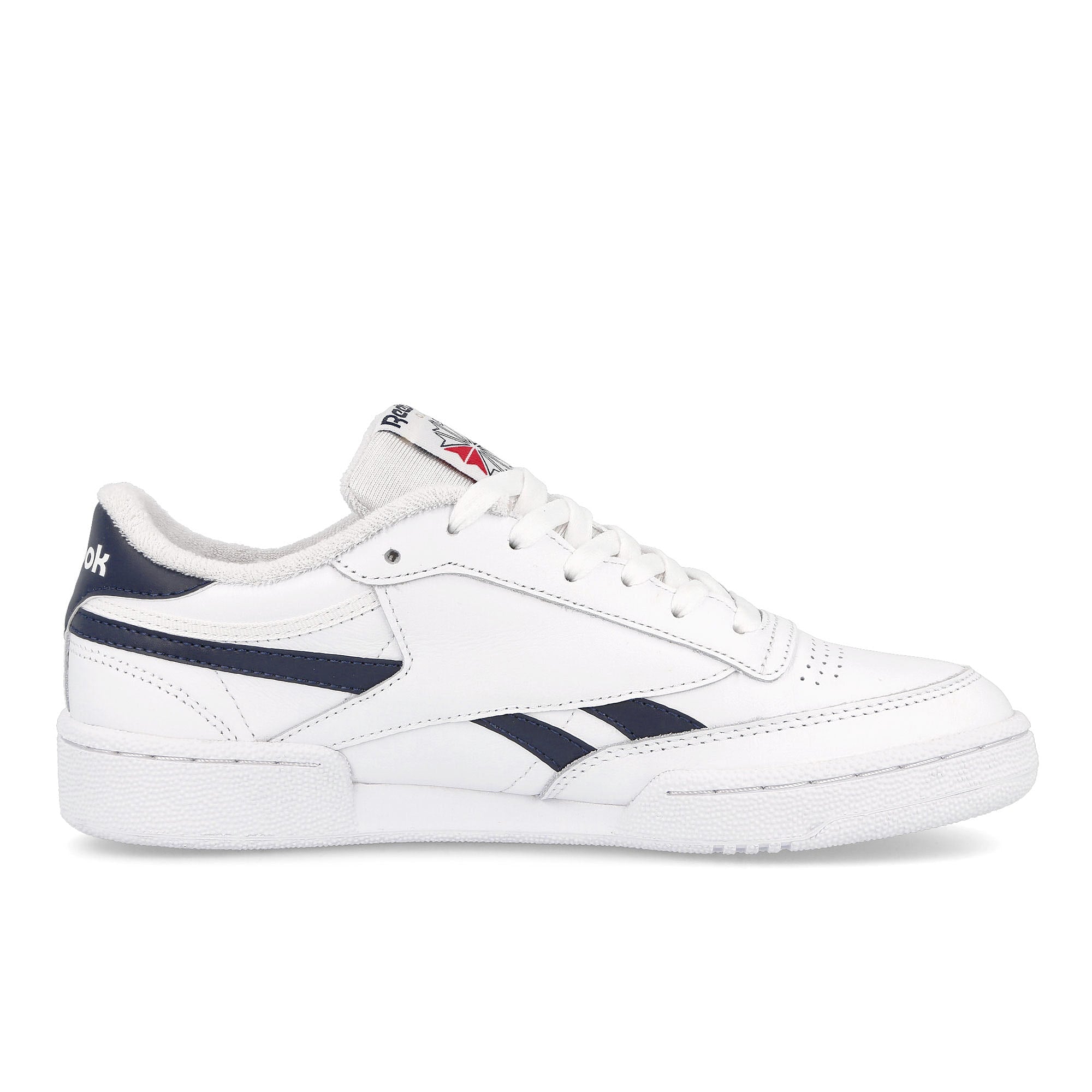 Reebok club c revenge Footwear White / Vector Navy / Footwear White Low Top Sneakers Silhouette | Overkill