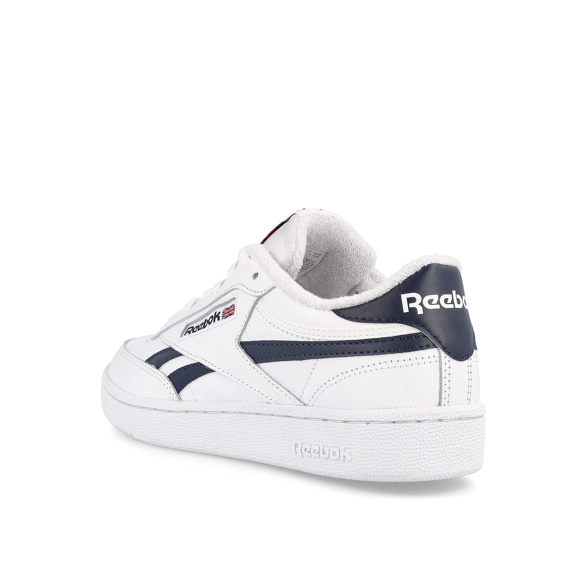Reebok club c revenge Footwear White / Vector Navy / Footwear White Low Top Sneakers Material | Overkill