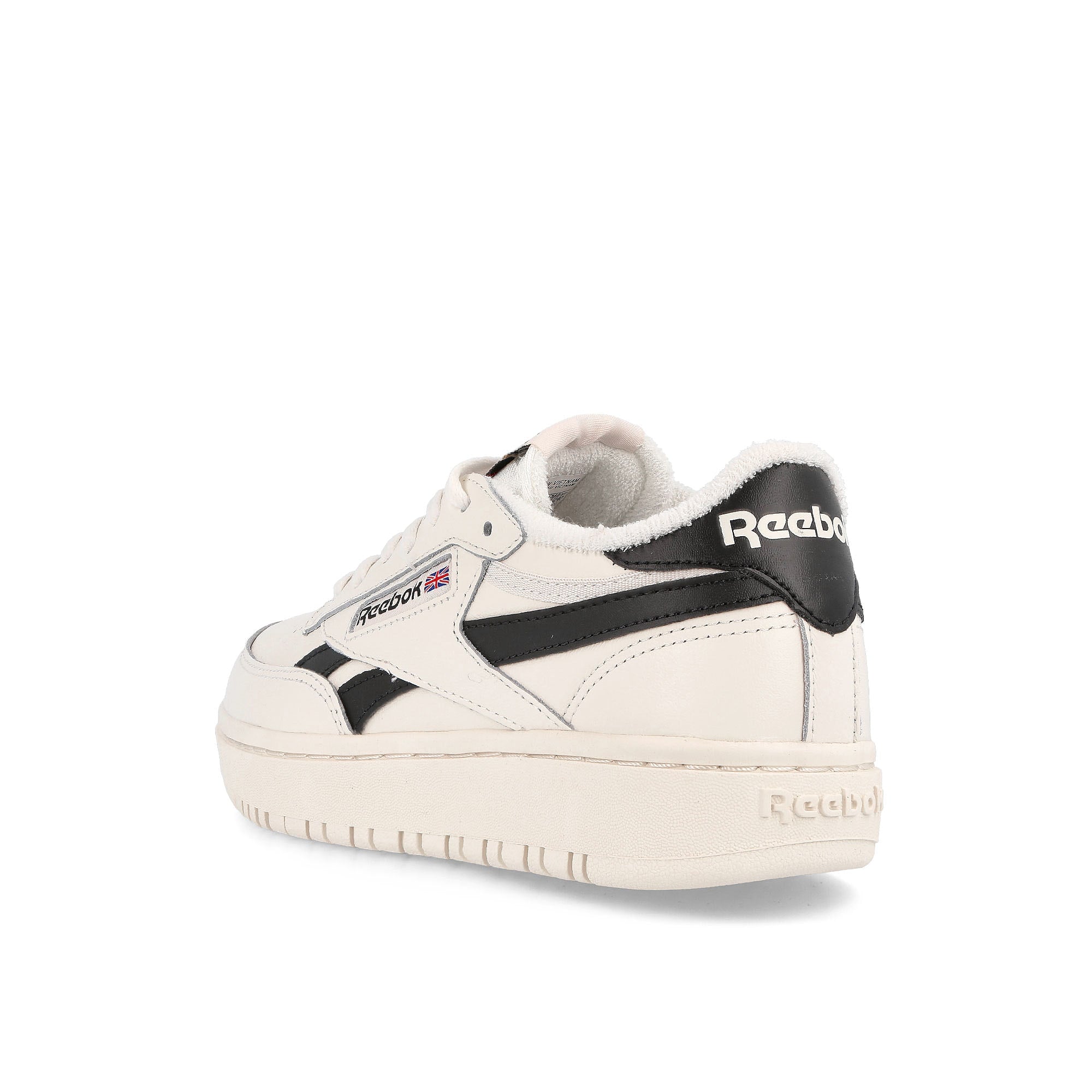 Reebok wmns club c double revenge Chalk / Core Black / Chalk Sneakers Material | Overkill