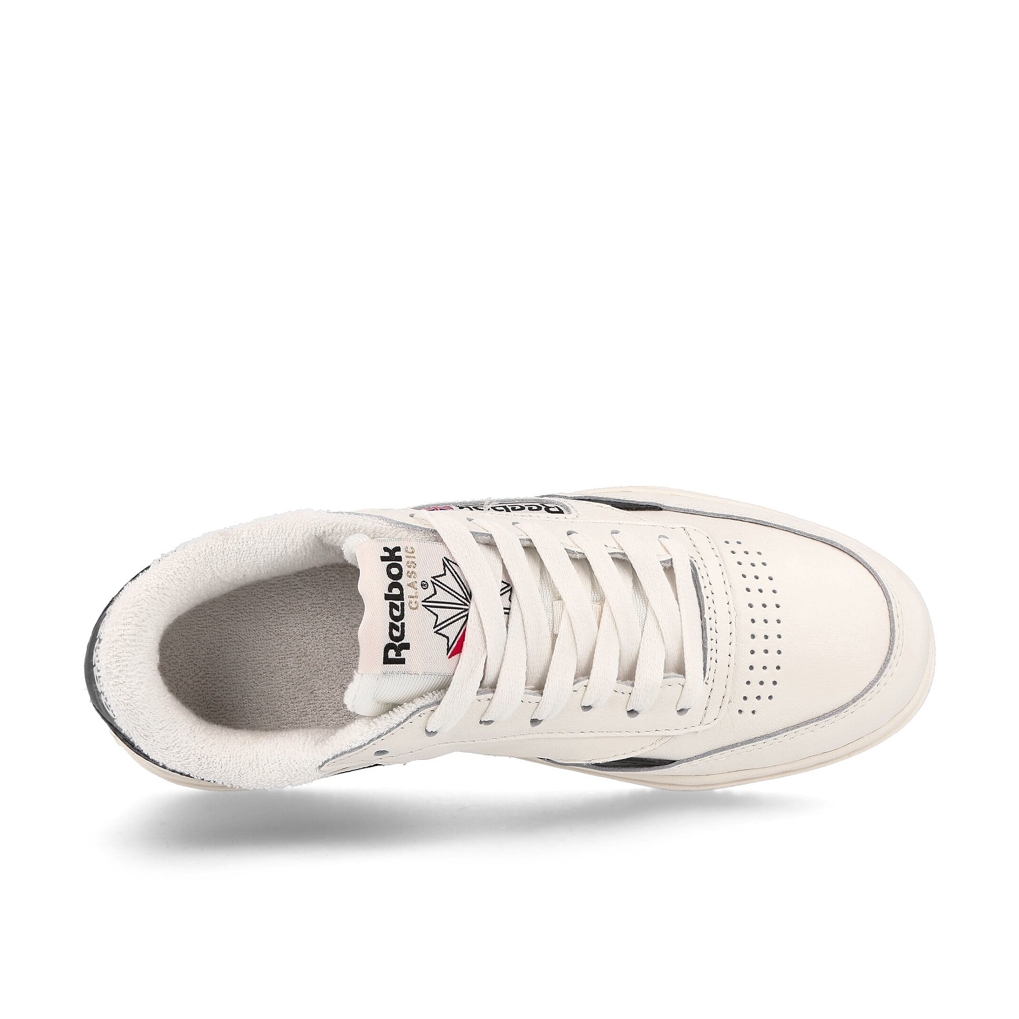 Reebok wmns club c double revenge Chalk / Core Black / Chalk Sneakers Detailfoto | Overkill
