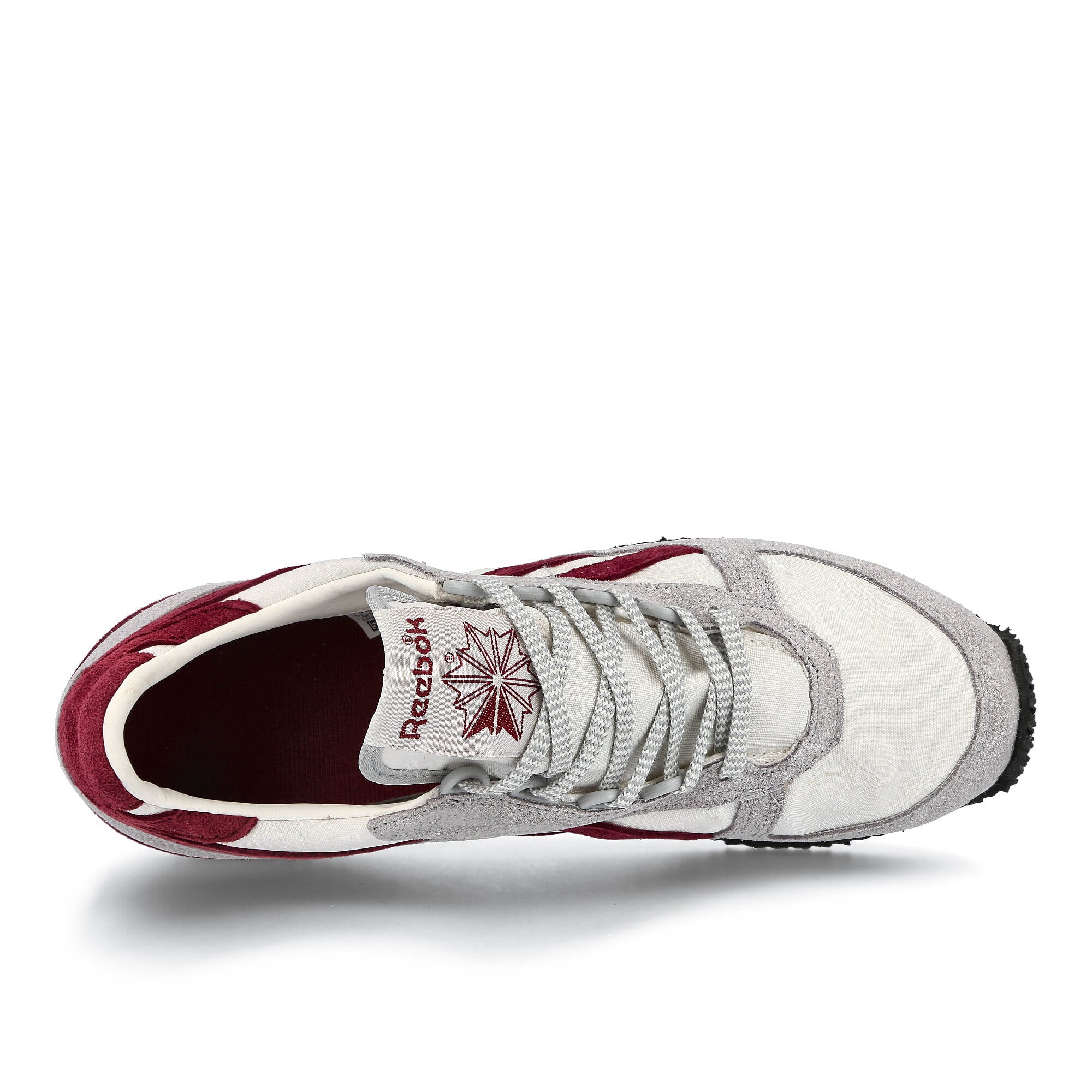 Reebok victory g Pure Grey 3-Chalk-Classic Burgundy Sneakers Detailfoto | Overkill
