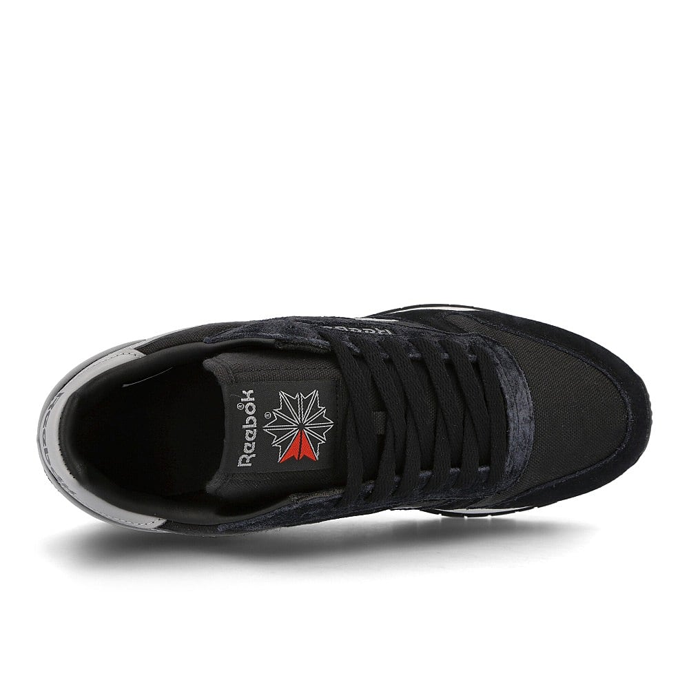 Reebok classic leather Core Black-Pure Grey 3-Chalk Low Top Sneakers Detailfoto | Overkill