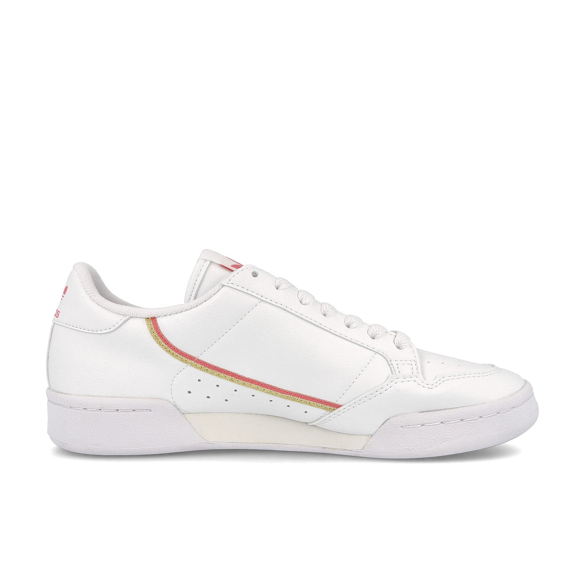adidas wmns continental 80 vegan Footwear White-Hazy Rose-Gold Metallic Sneakers Silhouette | Overkill