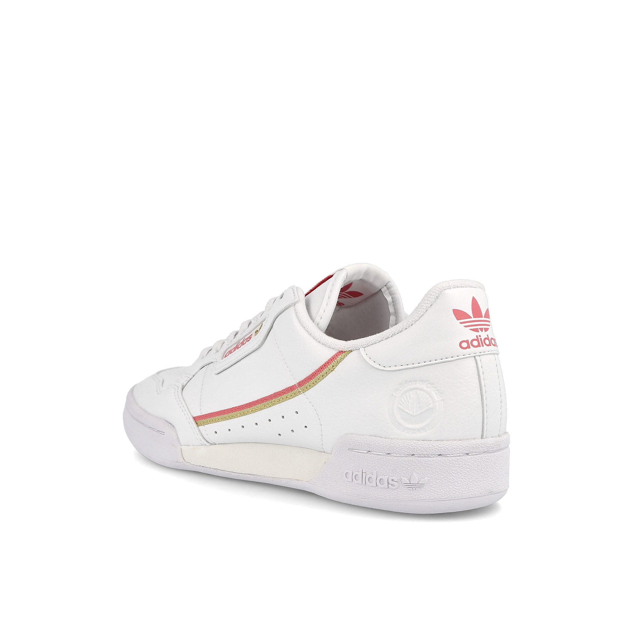 adidas wmns continental 80 vegan Footwear White-Hazy Rose-Gold Metallic Sneakers Material | Overkill