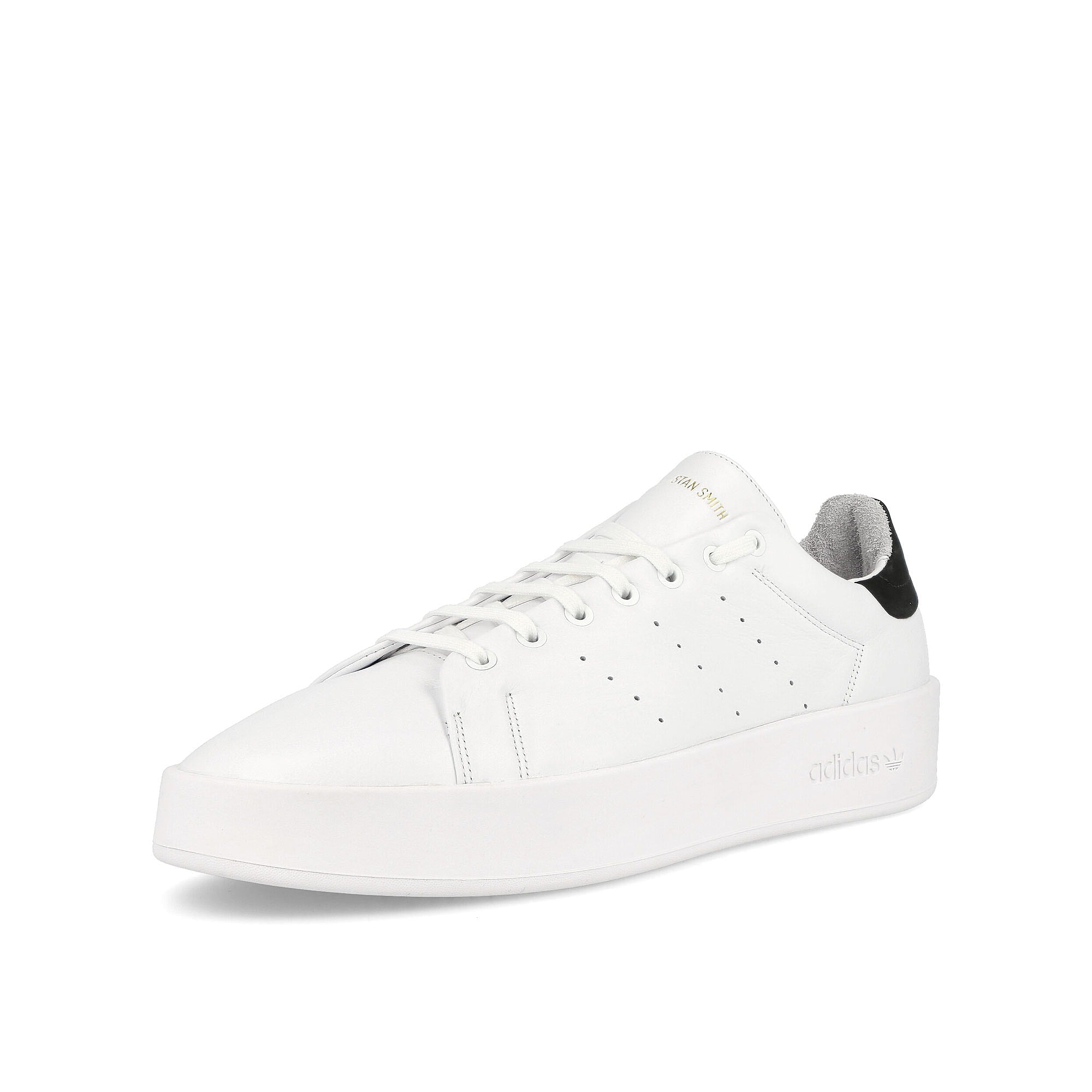 adidas Stan Smith Recon Footwear White-Footwear White-Core Black Sneakers Close Up | Overkill