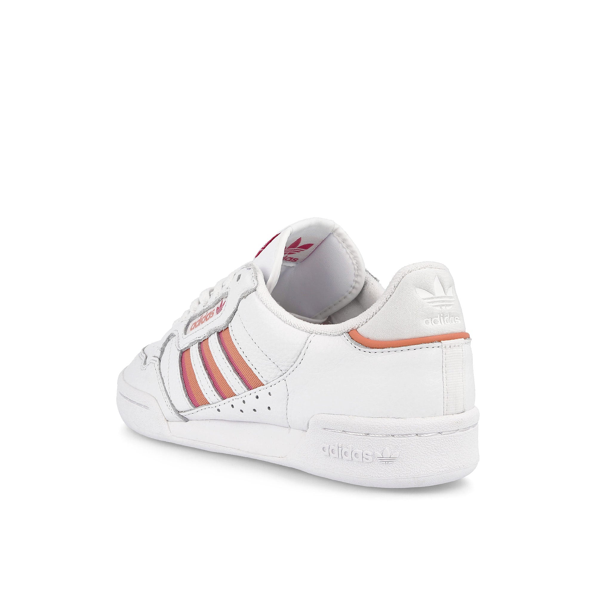 adidas wmns continental 80 stripes Footwear White-Rose Tone-Ambient Blush Low Top Sneakers Material | Overkill
