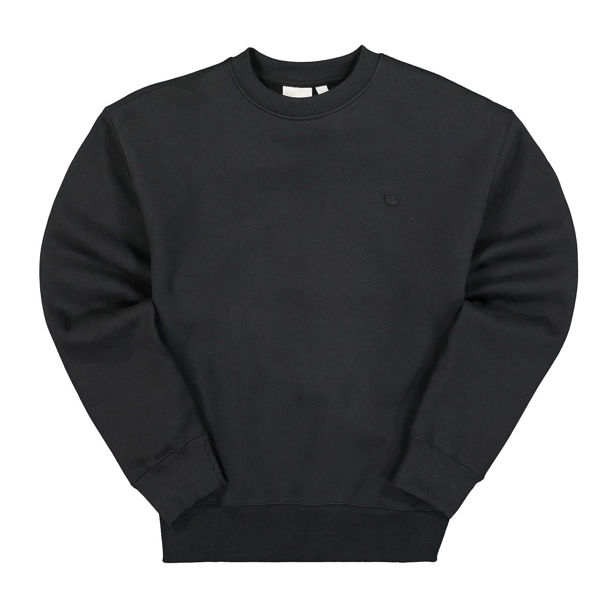 adidas Trefoil Crewneck Sweatshirt Black Sweatshirts H09179 | Overkill