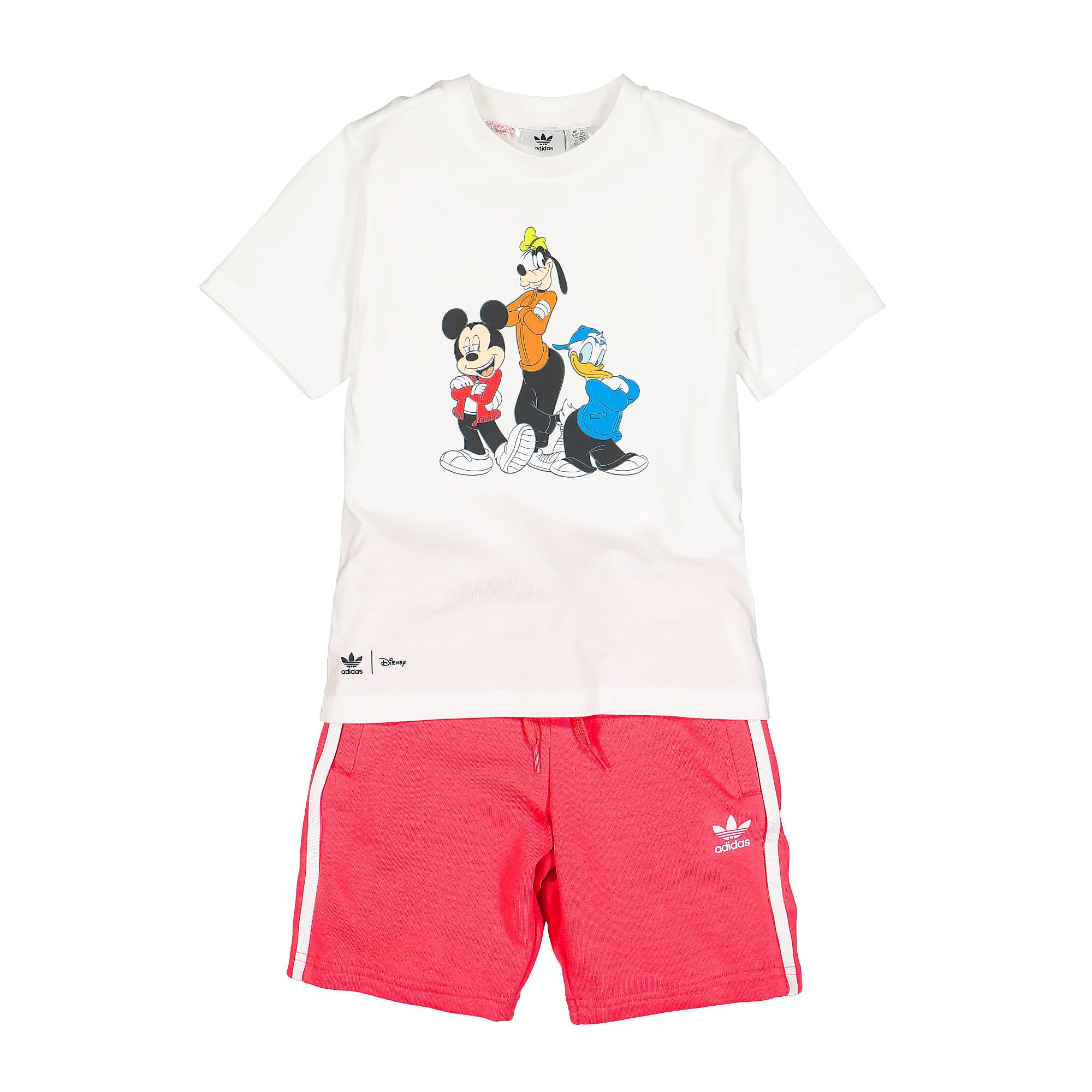 adidas Mickey & Friends Short Tee Set Infants White T-Shirts H20320 | Overkill