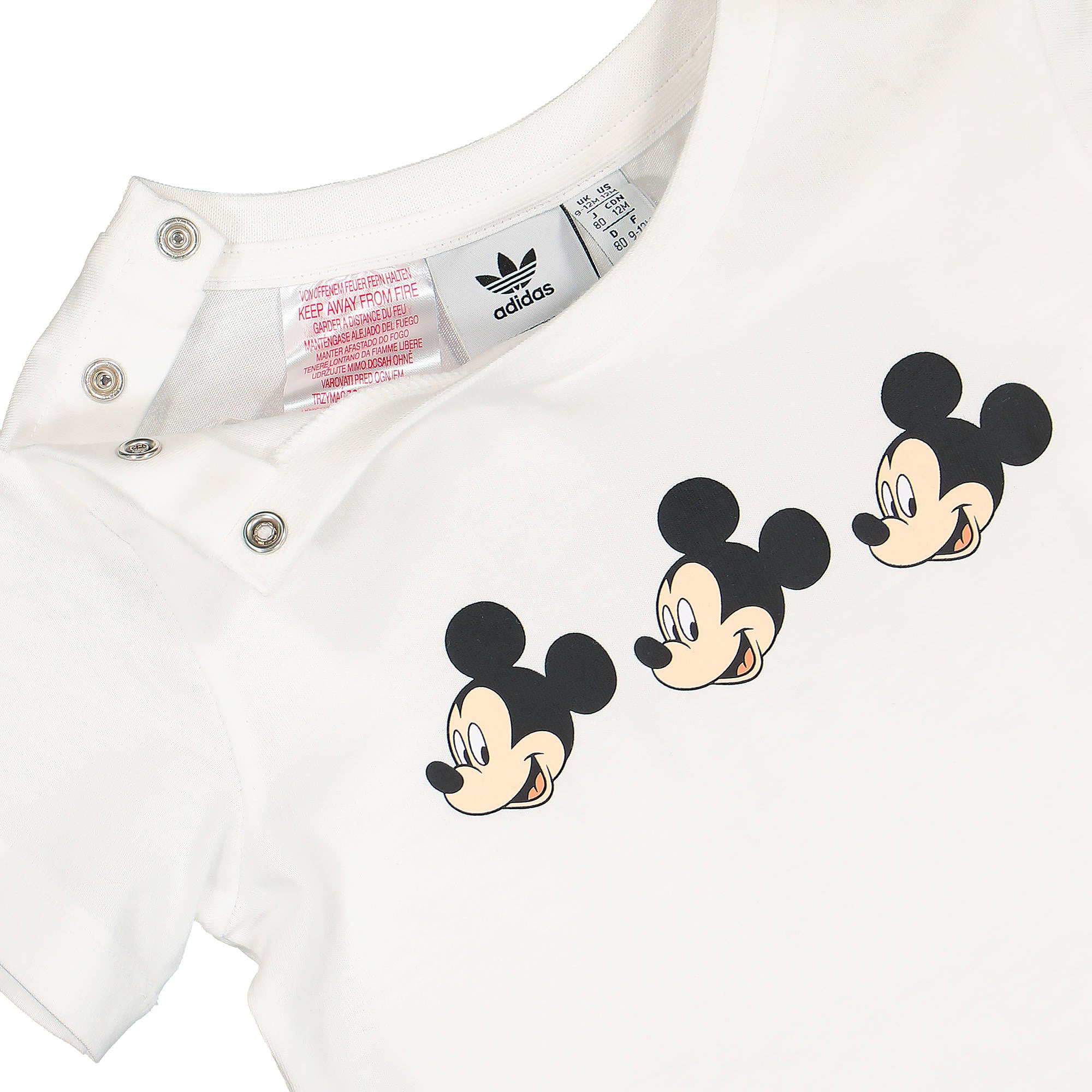 adidas Mickey & Friends Tee Infants White T-Shirts Close-up | Overkill