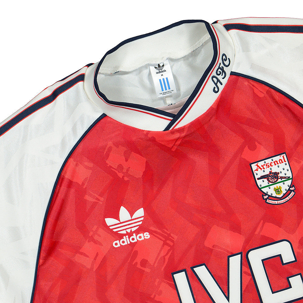 adidas AFC 90-92 Jersey Multicolor / White / Red T-Shirts Close-up | Overkill