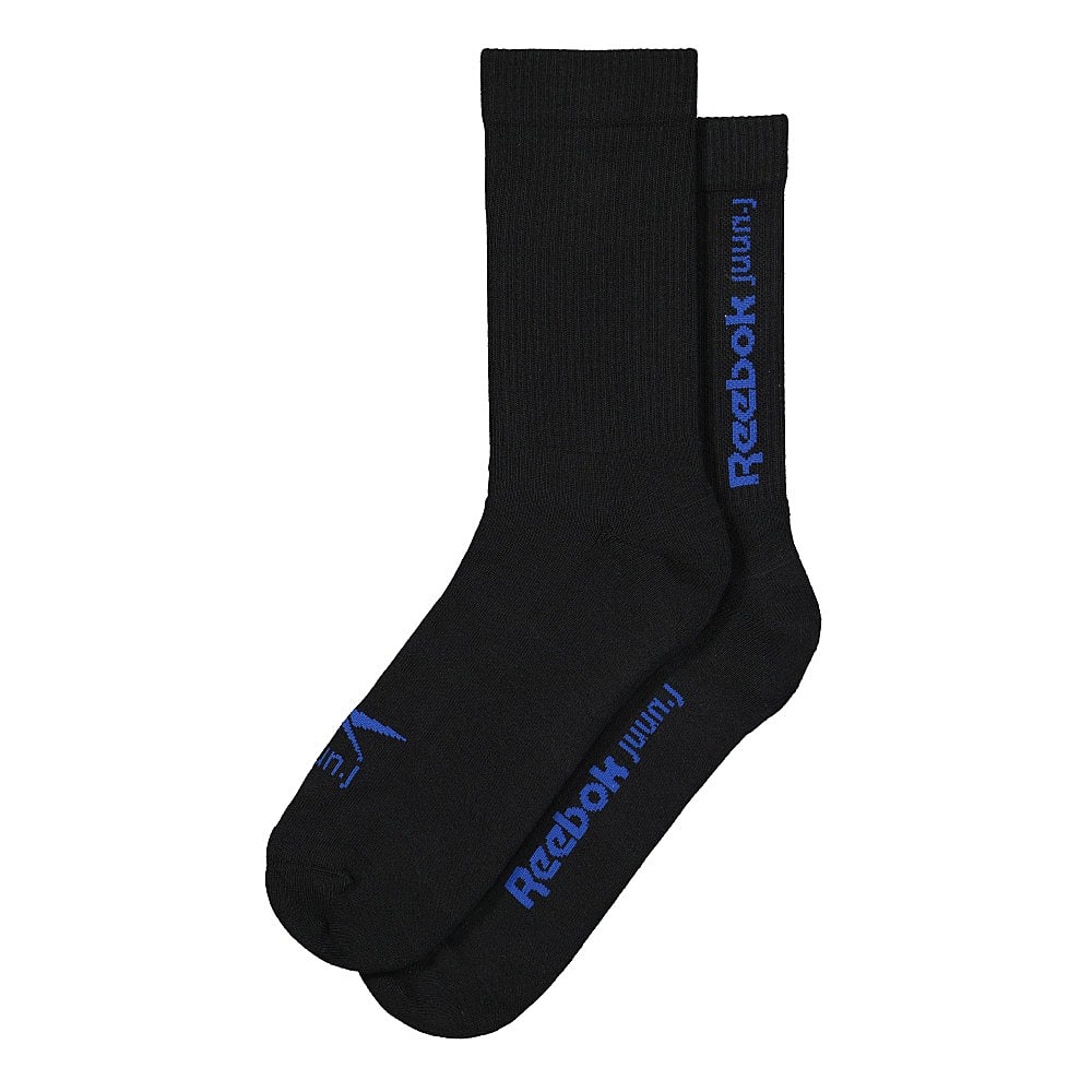 Reebok Juun.J x Reebok Socks Black / Court Blue Socks H32582 | Overkill