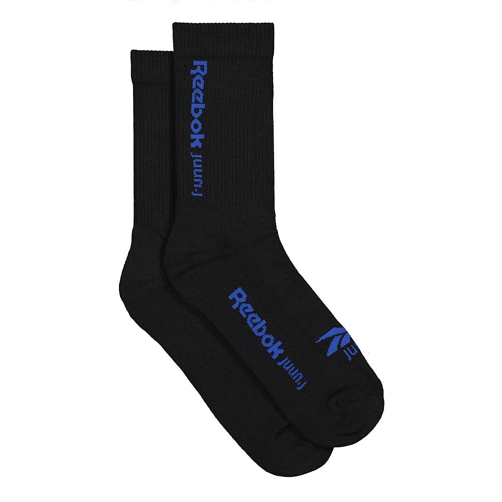Reebok Juun.J x Reebok Socks Black / Court Blue Socks Material | Overkill