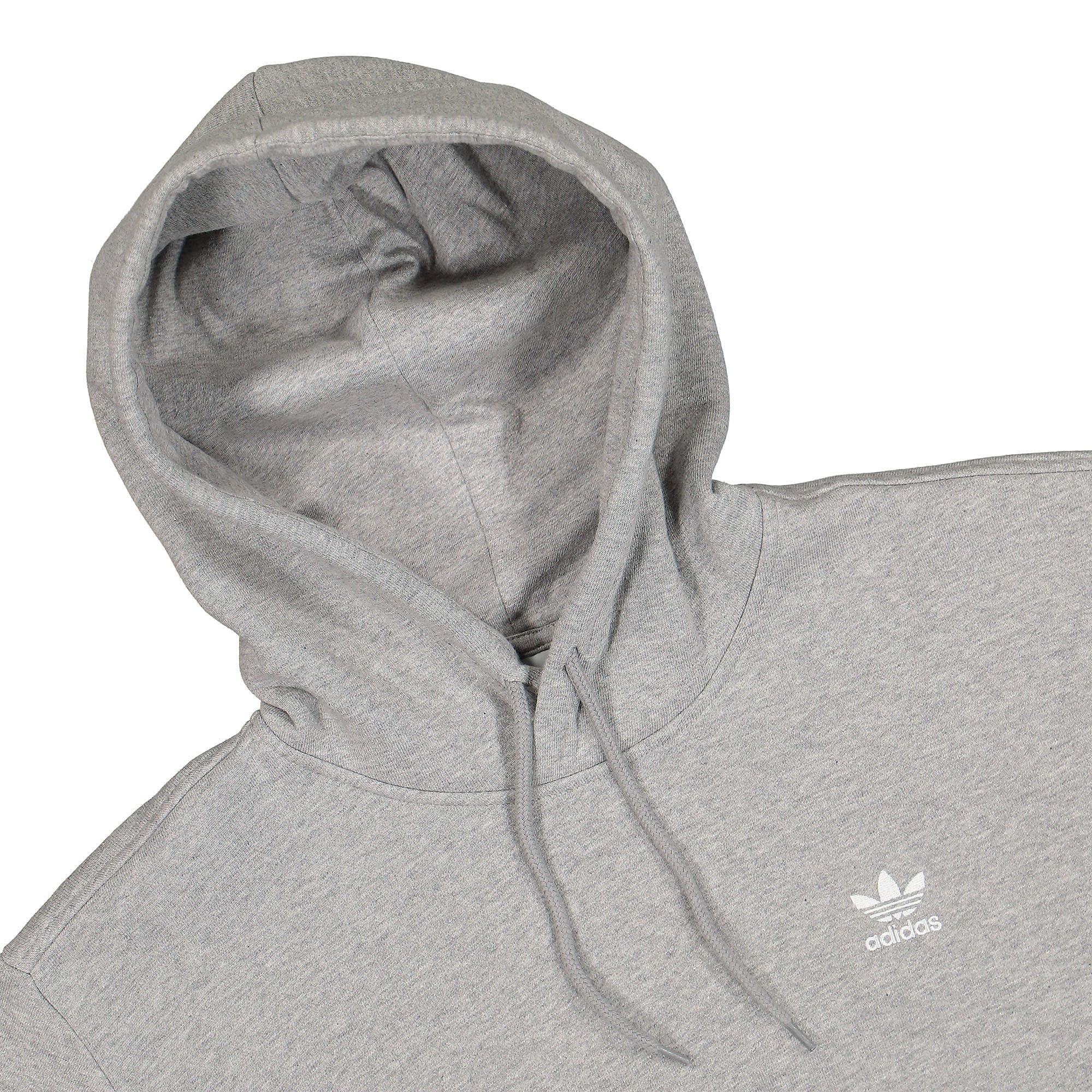 adidas Essential Hoody Medium Grey Heather Hoodies Close-up | Overkill