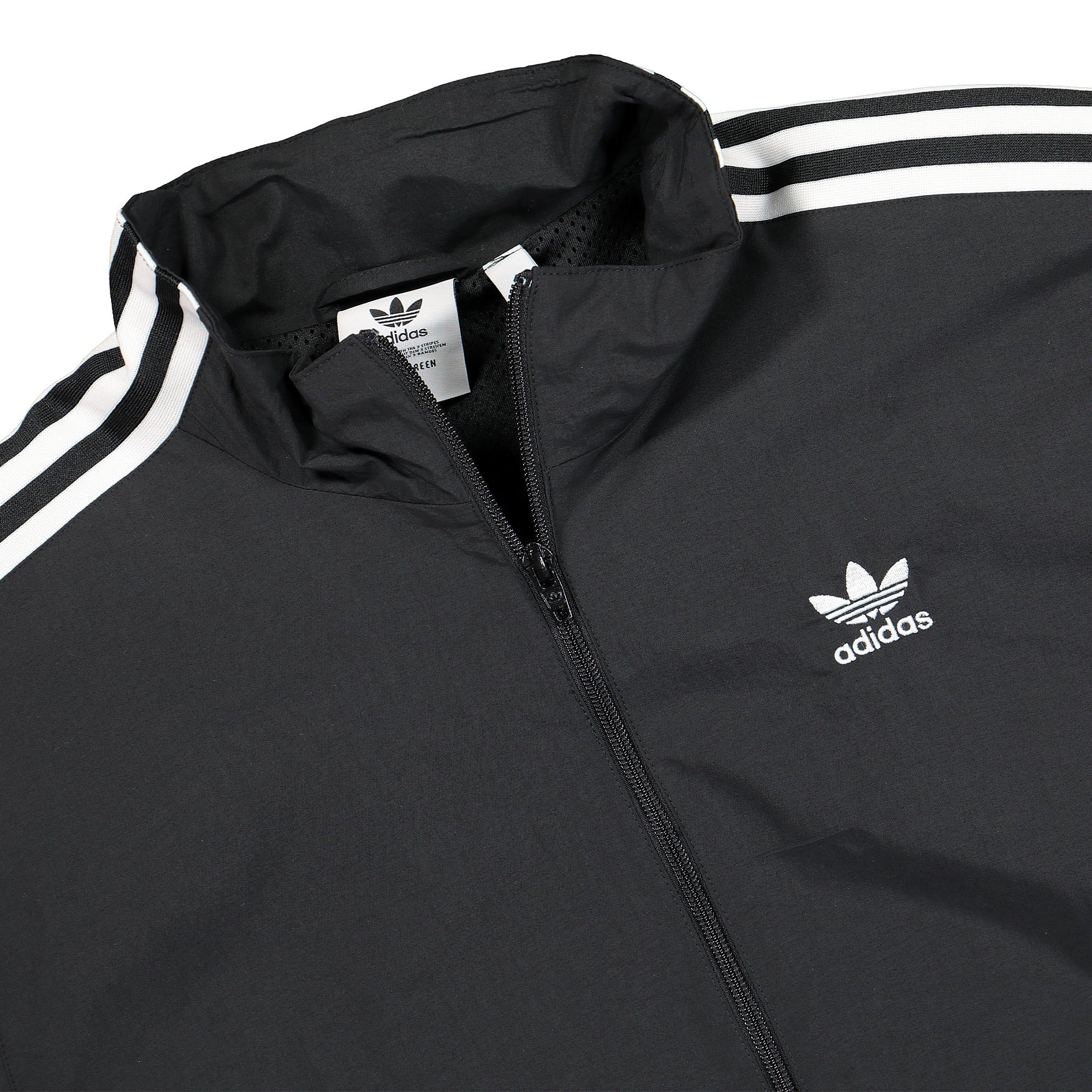 adidas Lock Up Track Top Black Track Jackets Close-up | Overkill