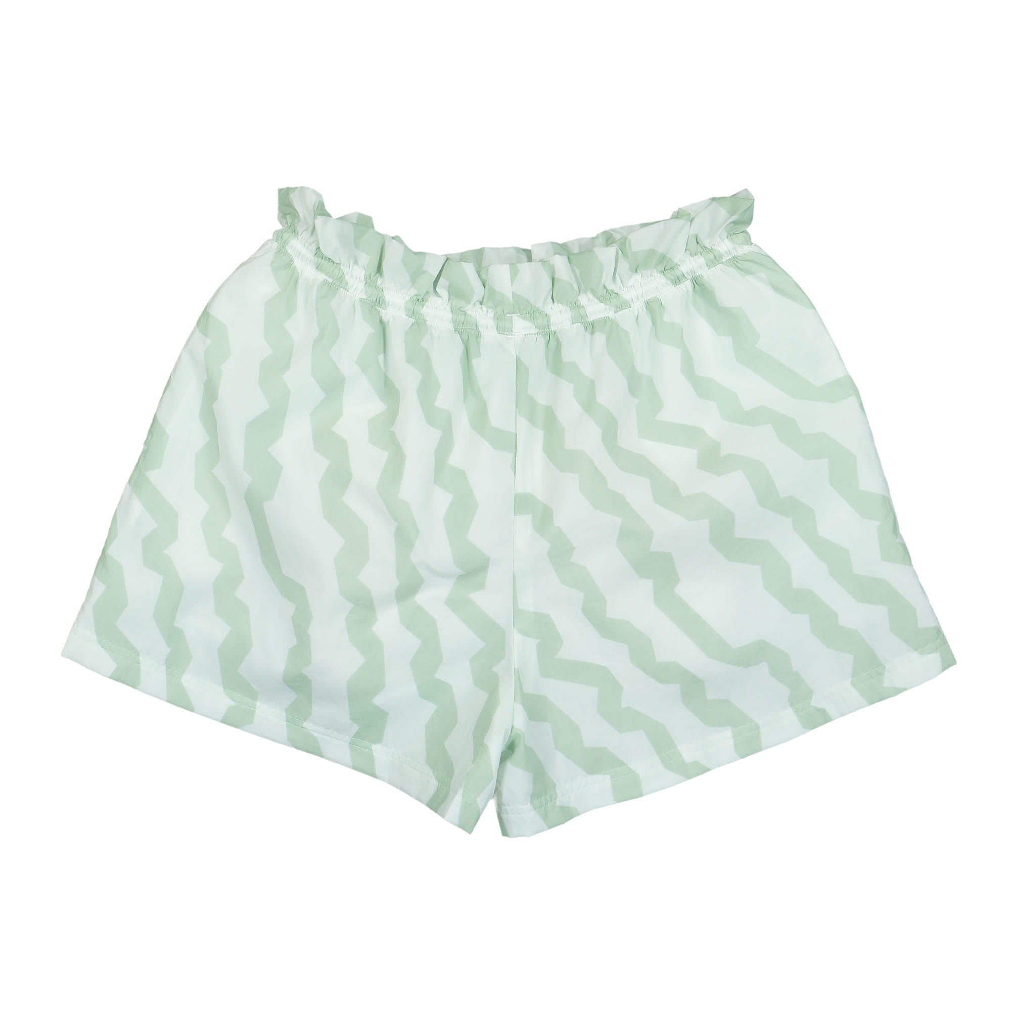 Reebok Wmns Classic Summer Waves Print Short Light Sage Shorts Material | Overkill