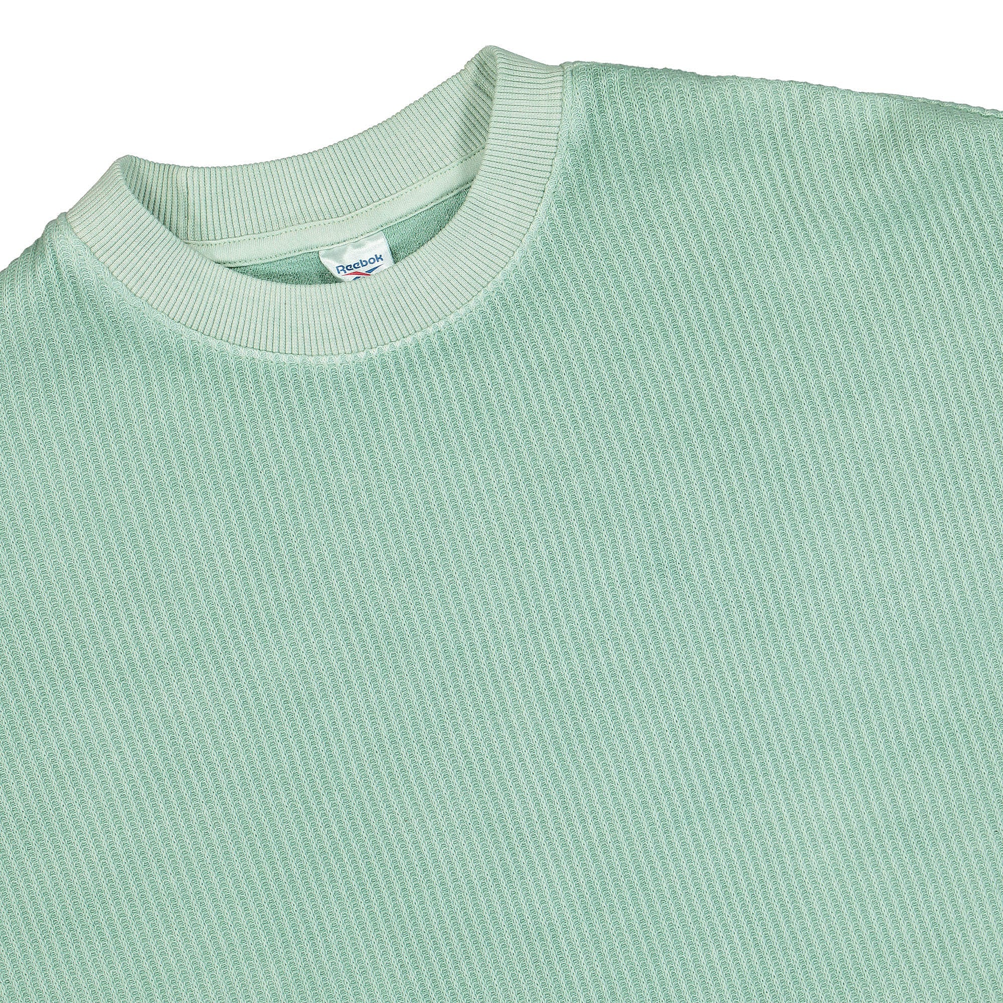 Reebok Wmns Classic Natural Dye Waffle Tee Light Sage T-Shirts Close-up | Overkill