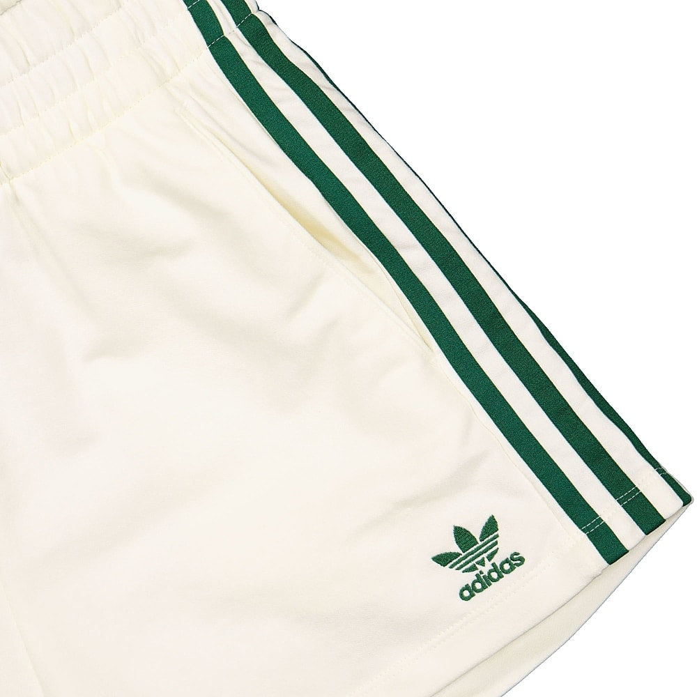 adidas Wmns 3 Stripes Short Off White Shorts Close-up | Overkill