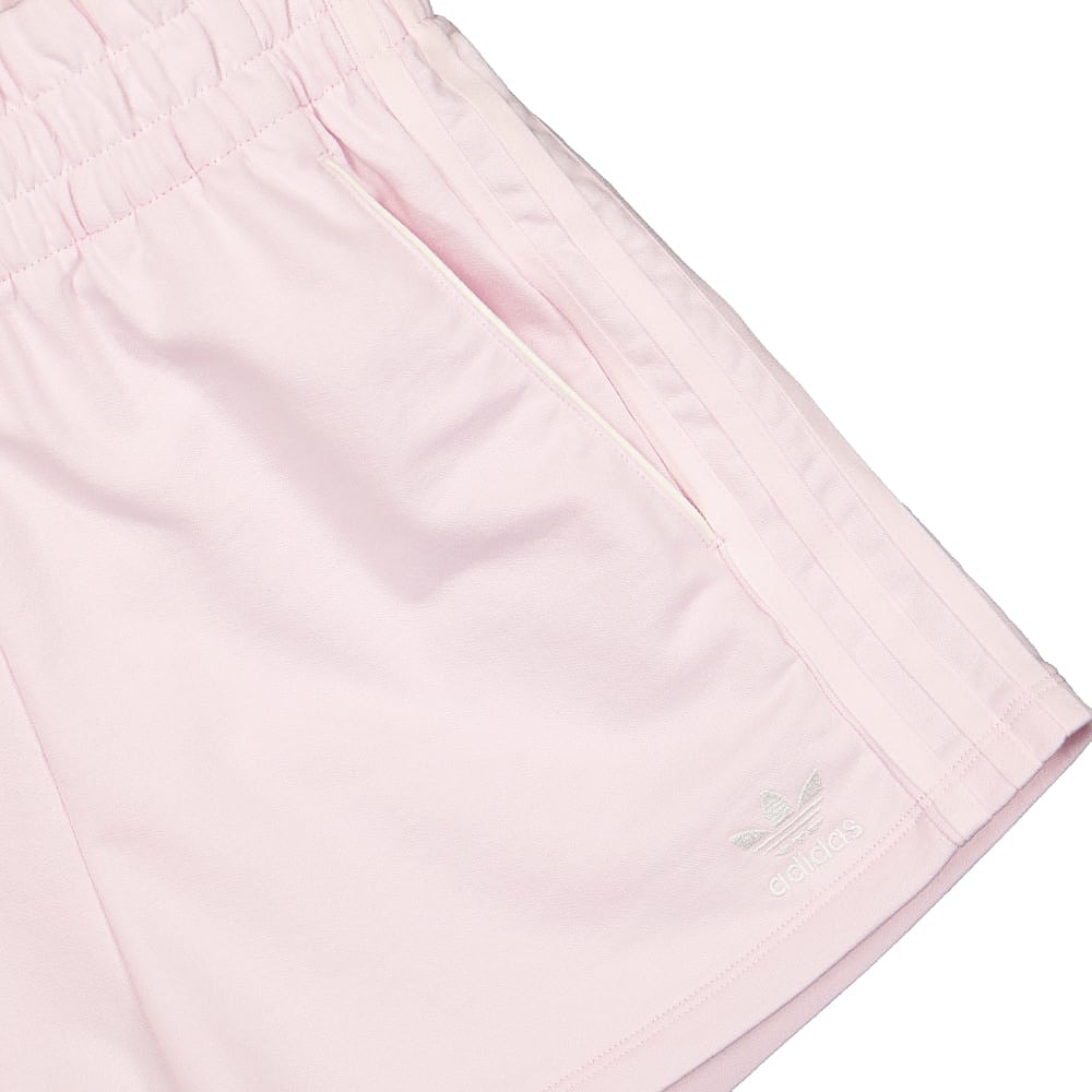 adidas Wmns 3 Stripes Short Pearl Amethyst Shorts Close-up | Overkill