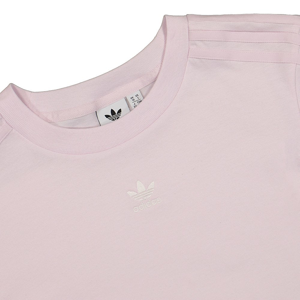 adidas Wmns Cropped Tee Pearl Amethyst T-Shirts Close-up | Overkill