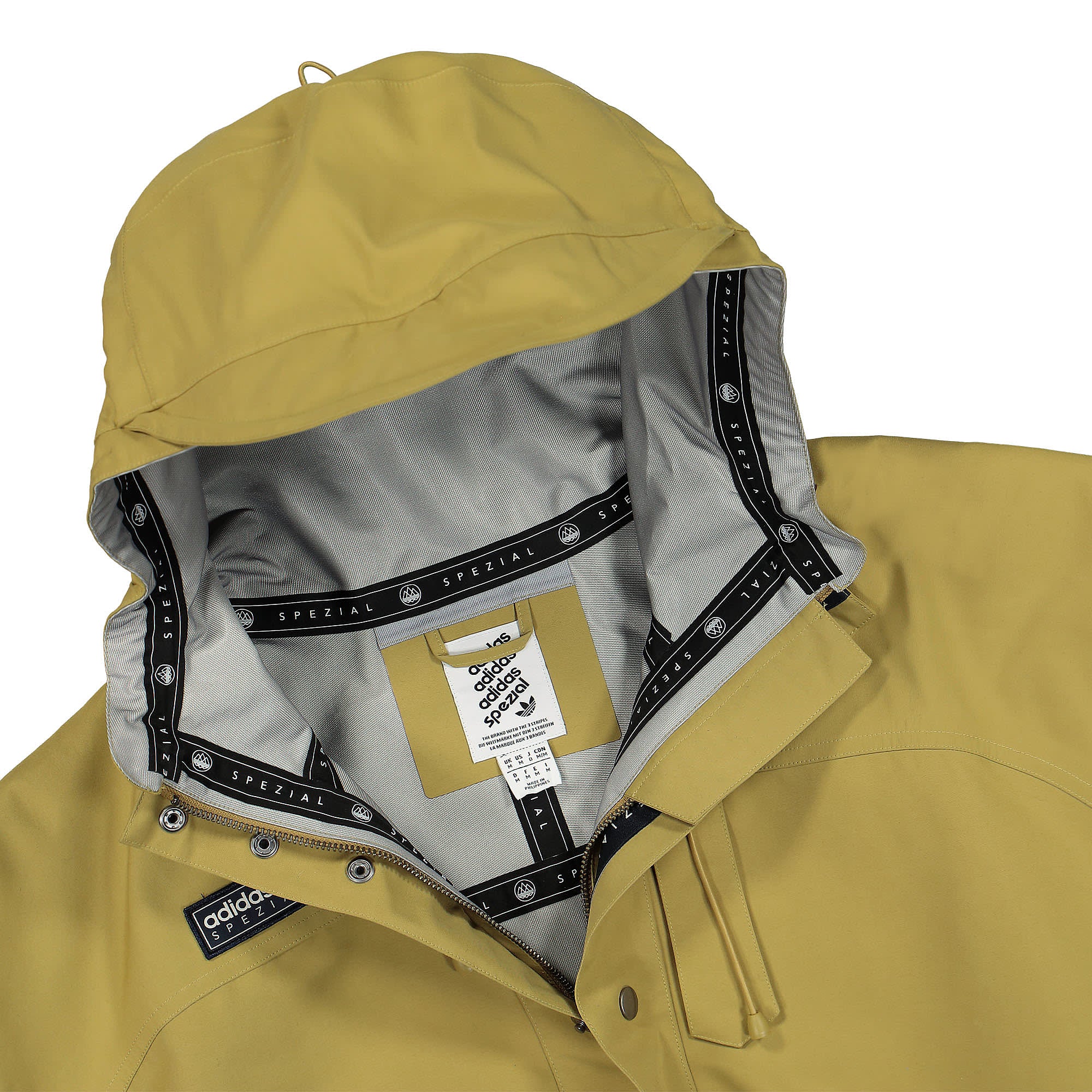 adidas SPZL Barrowland Jacket Khaki Jackets Close-up | Overkill