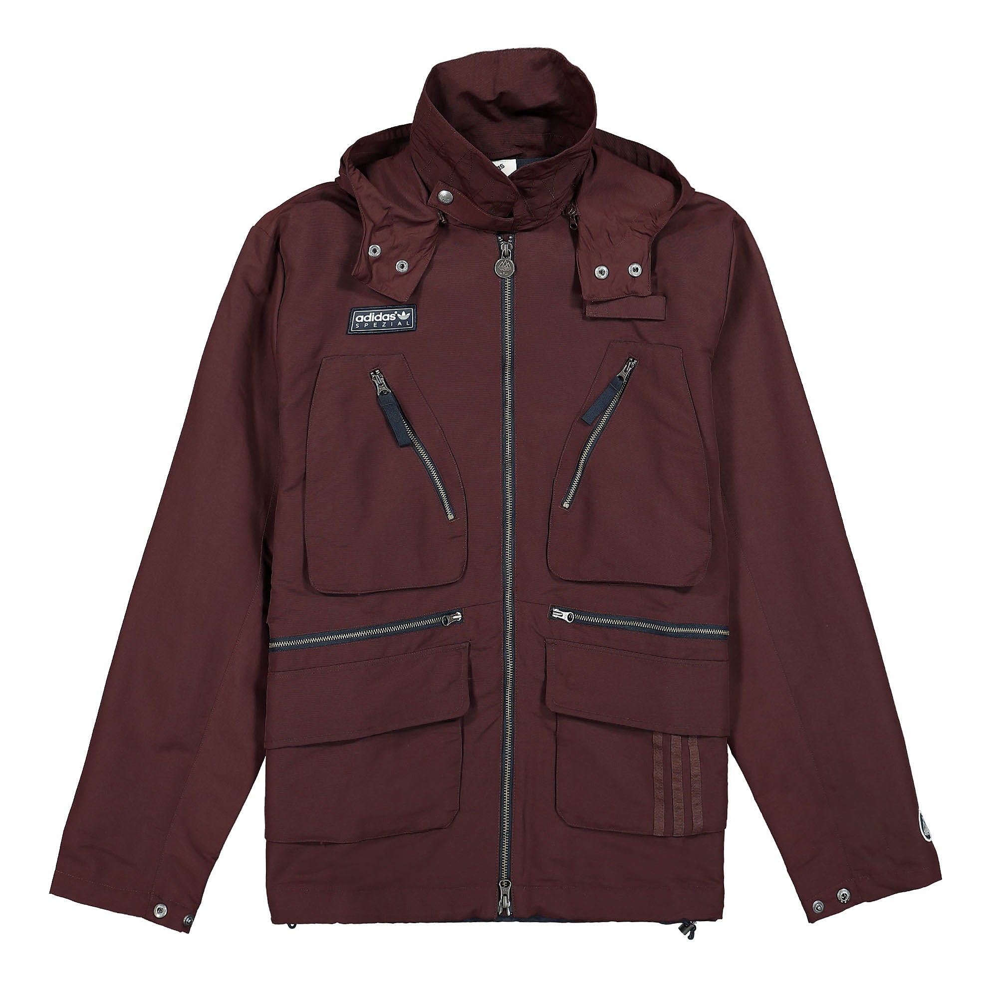 adidas SPZL Trongate Jacket Red Jackets H56668 | Overkill