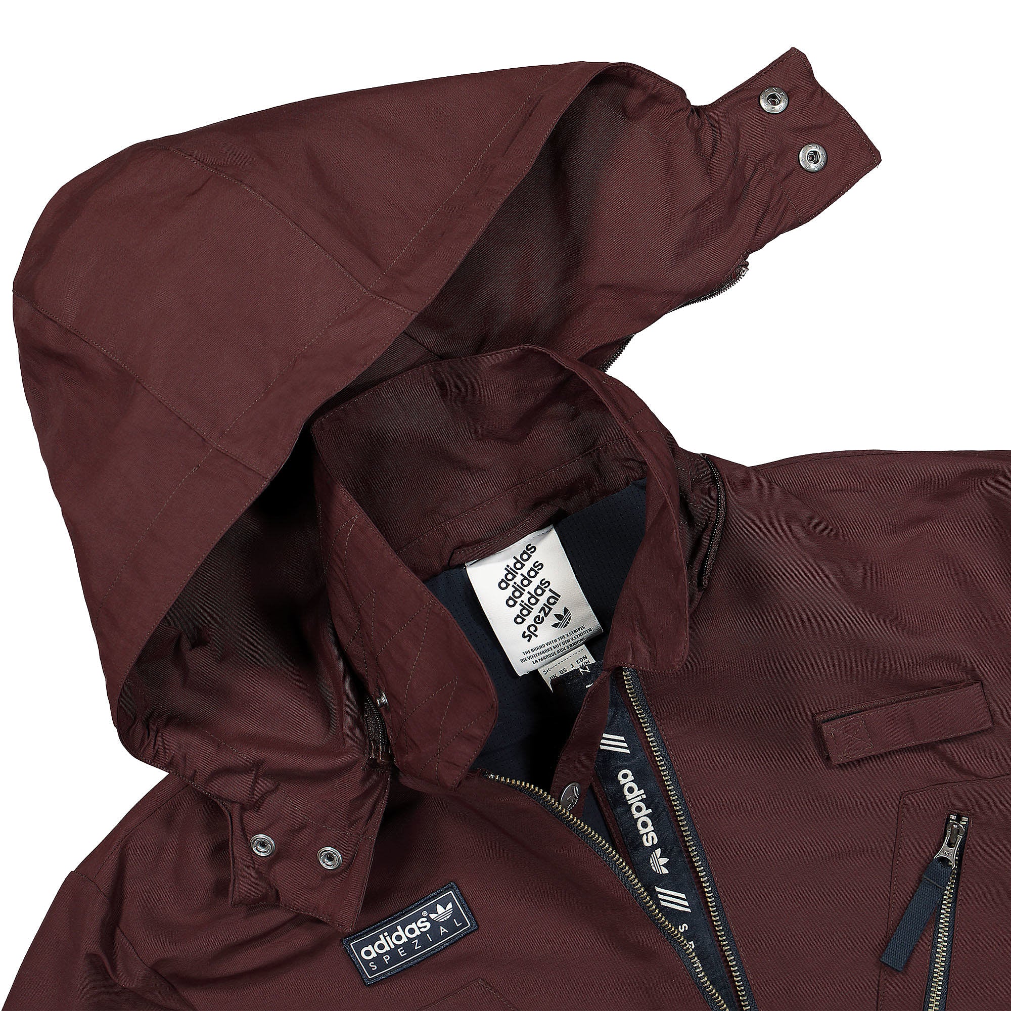 adidas SPZL Trongate Jacket Red Jackets Close-up | Overkill