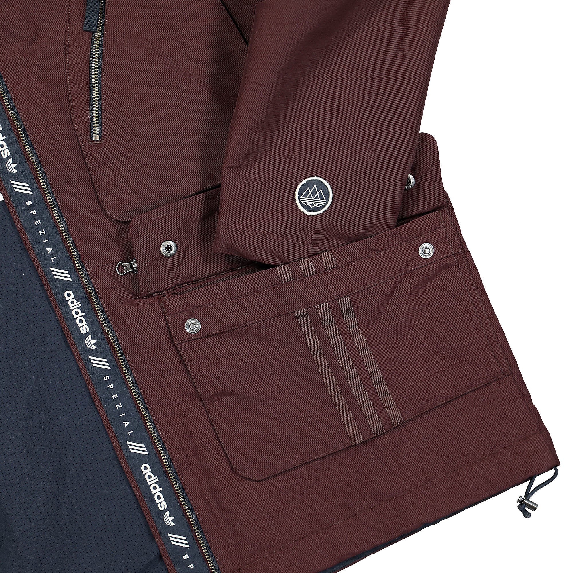 adidas SPZL Trongate Jacket Red Jackets Detailfoto | Overkill