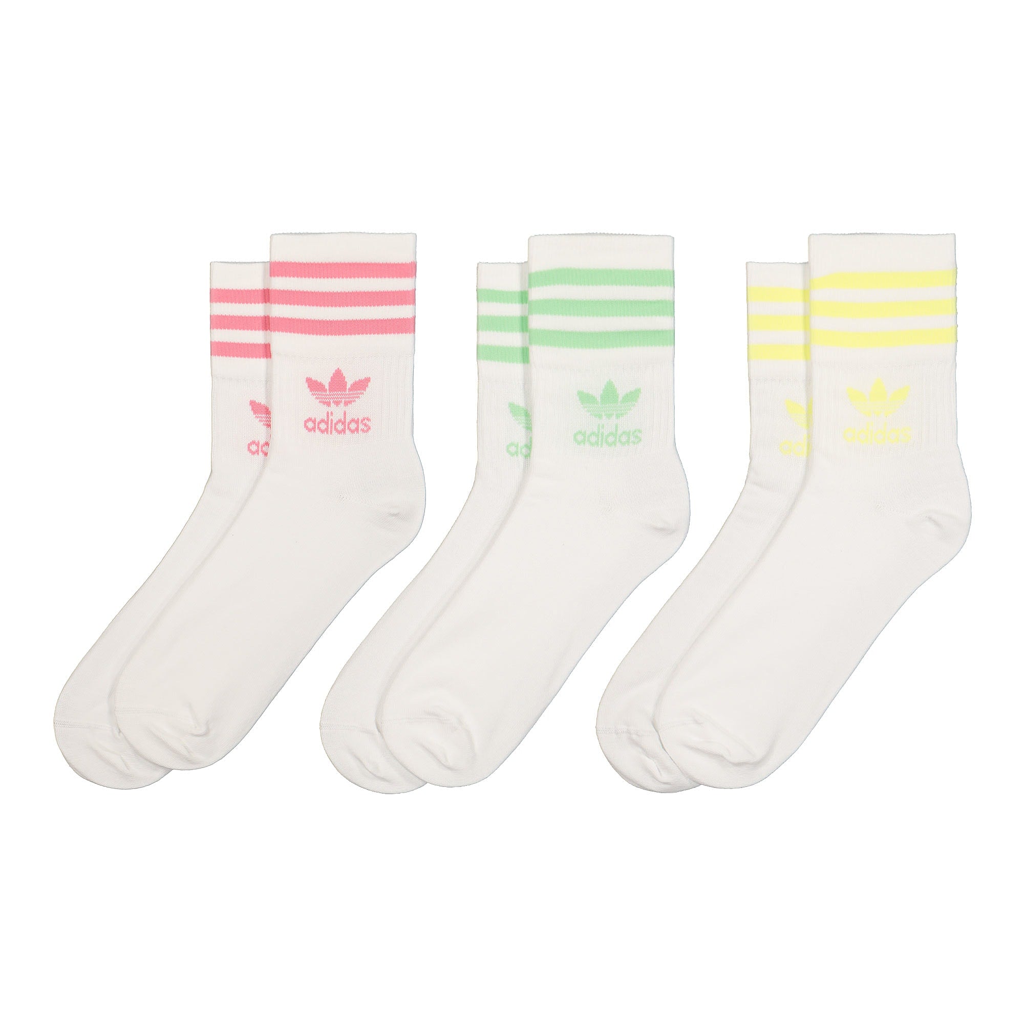 adidas Mid Cut Crew Socks White / Roston / Glomin Socks H62015 | Overkill