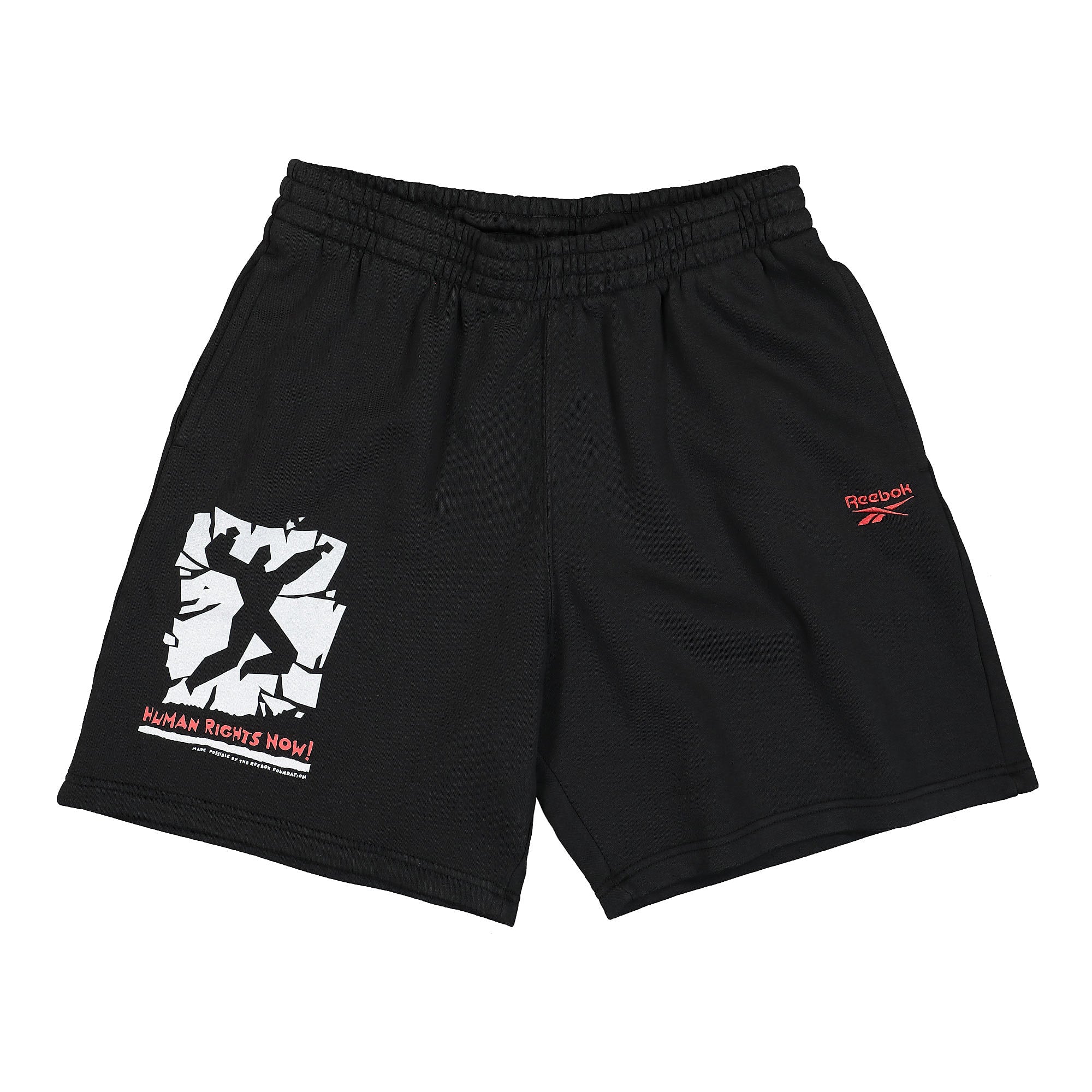 Reebok Human Rights Now Shorts Black Shorts H65685 | Overkill
