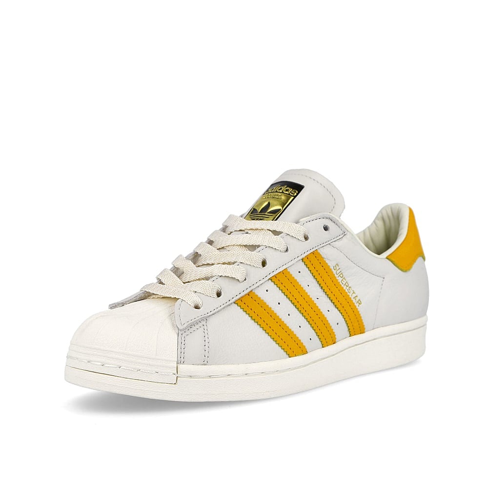 adidas superstar Off White-Collegiate Gold-Off White Sneakers Close Up | Overkill