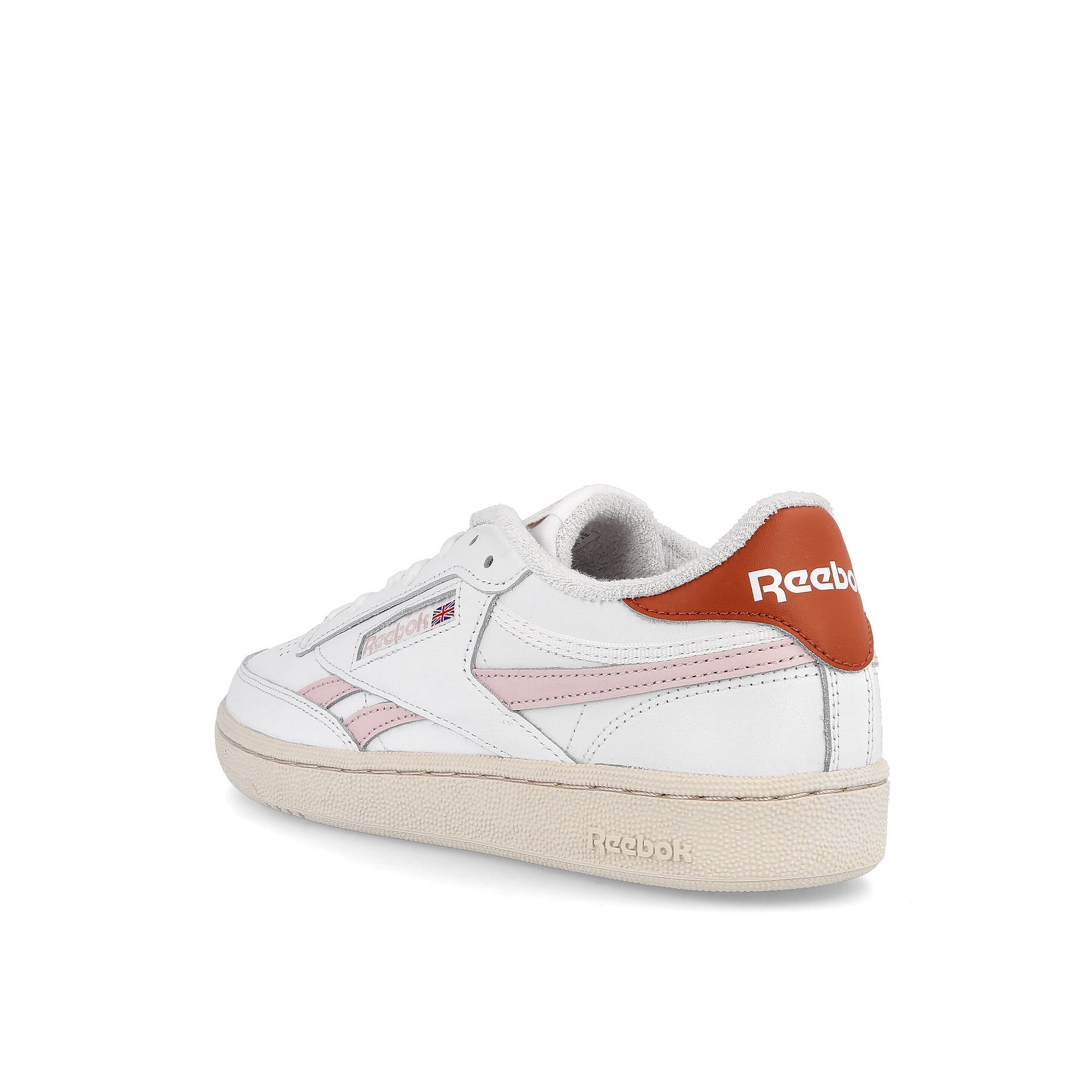 Reebok wmns club c revenge Footwear White / Frost Berry / Baked Earth Close-up | Overkill