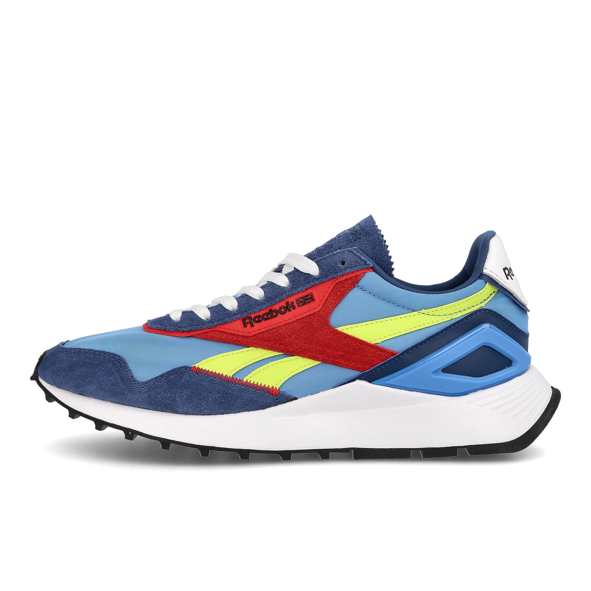 Reebok classic legacy az Essential Blue-Acid Yellow-Batik Blue Low Top Sneakers H69119 | Overkill