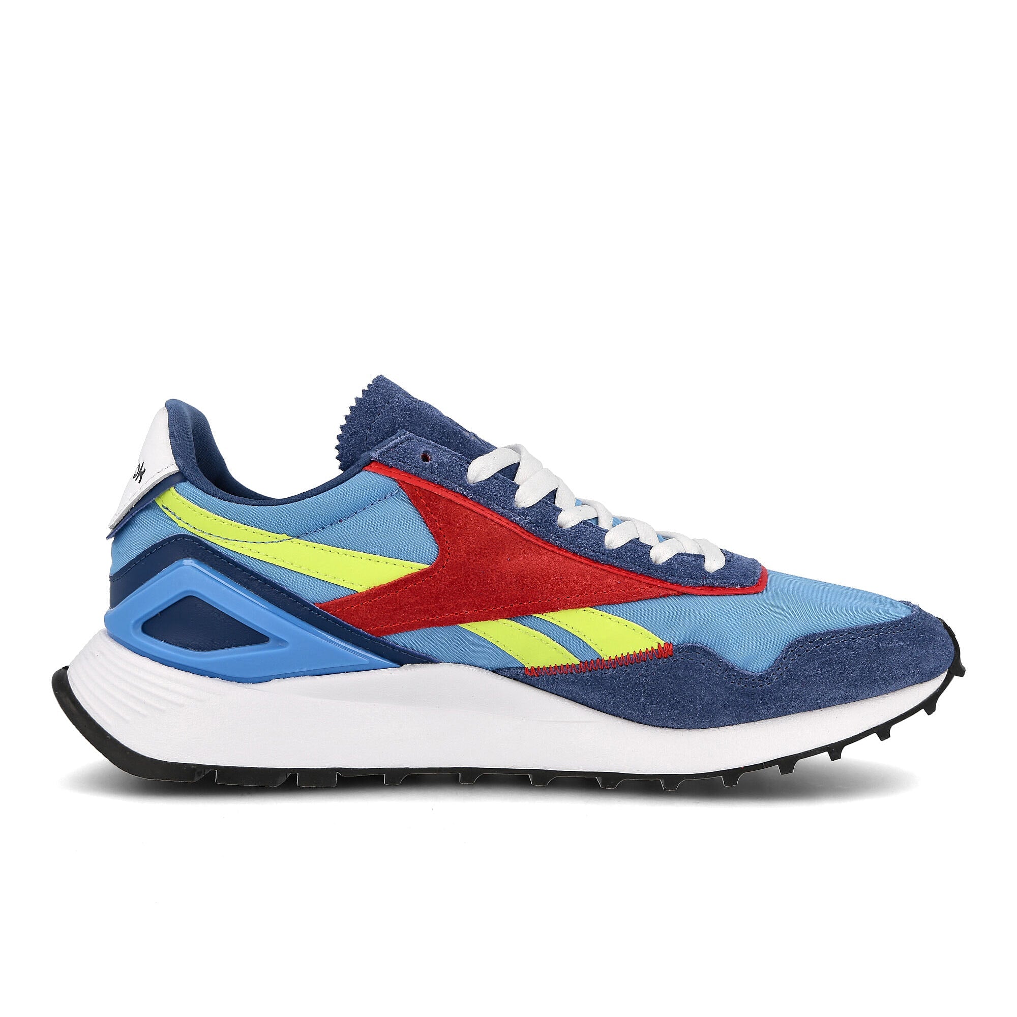 Reebok classic legacy az Essential Blue-Acid Yellow-Batik Blue Low Top Sneakers Silhouette | Overkill