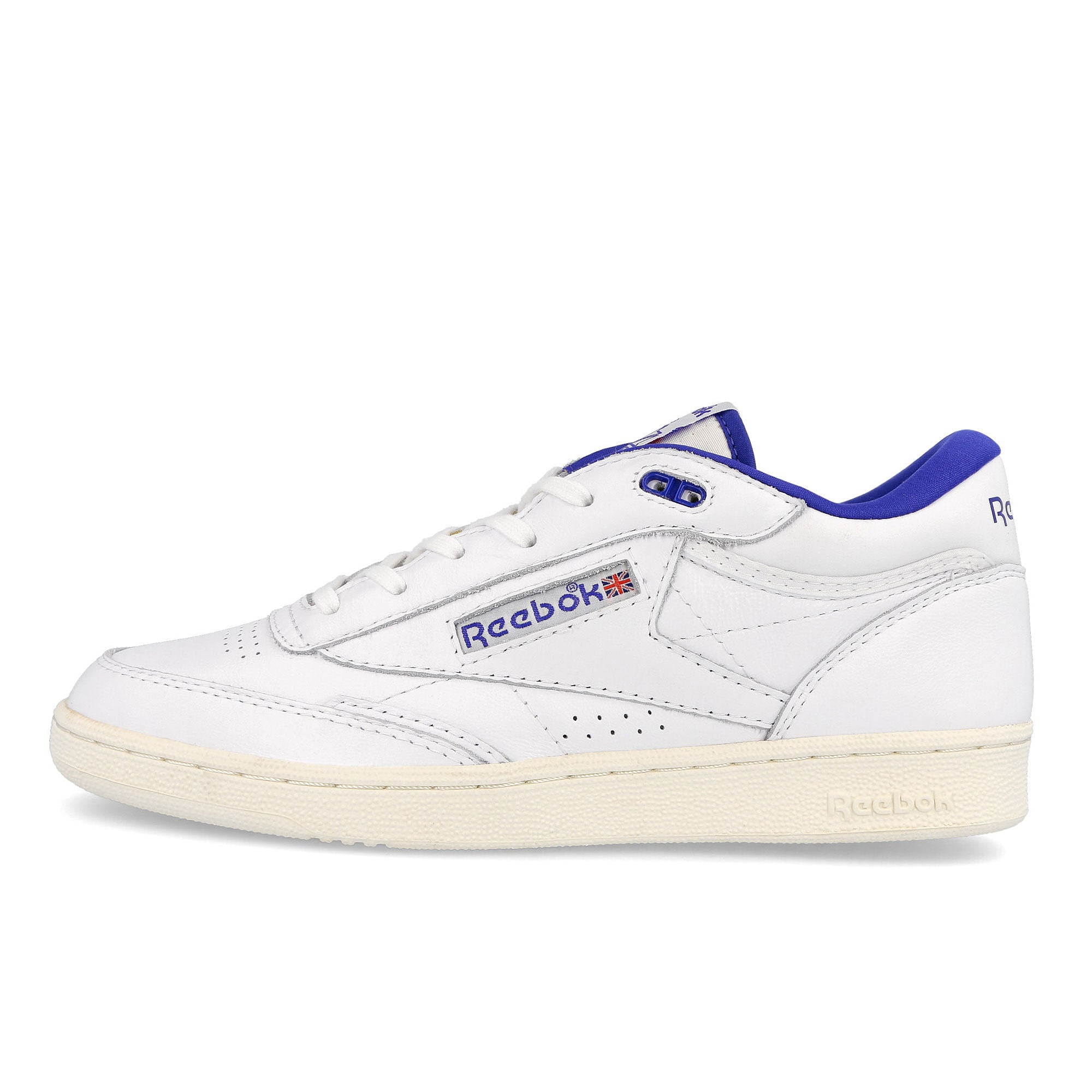 Reebok club c mid ii vintage Footwear White / Bright Cobalt / Classic White Mid Top Sneakers H69121 | Overkill