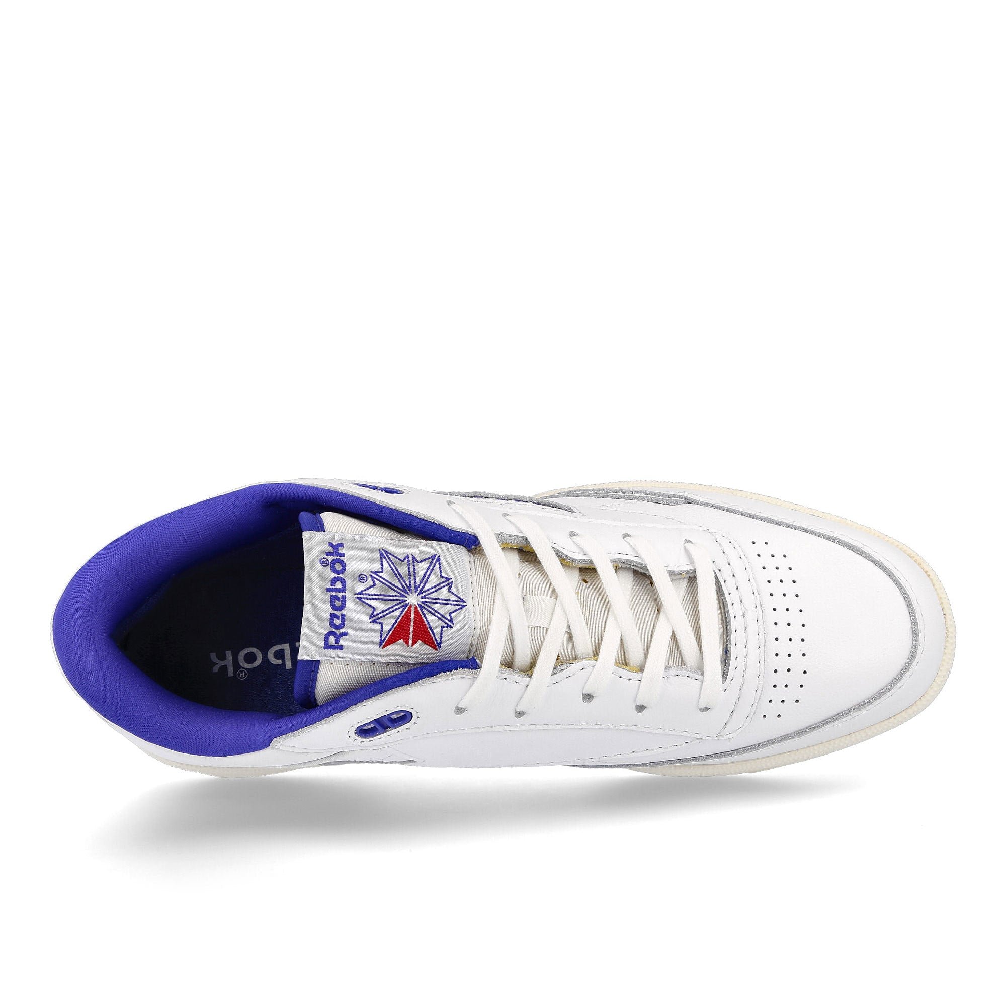 Reebok club c mid ii vintage Footwear White / Bright Cobalt / Classic White Mid Top Sneakers Detailfoto | Overkill