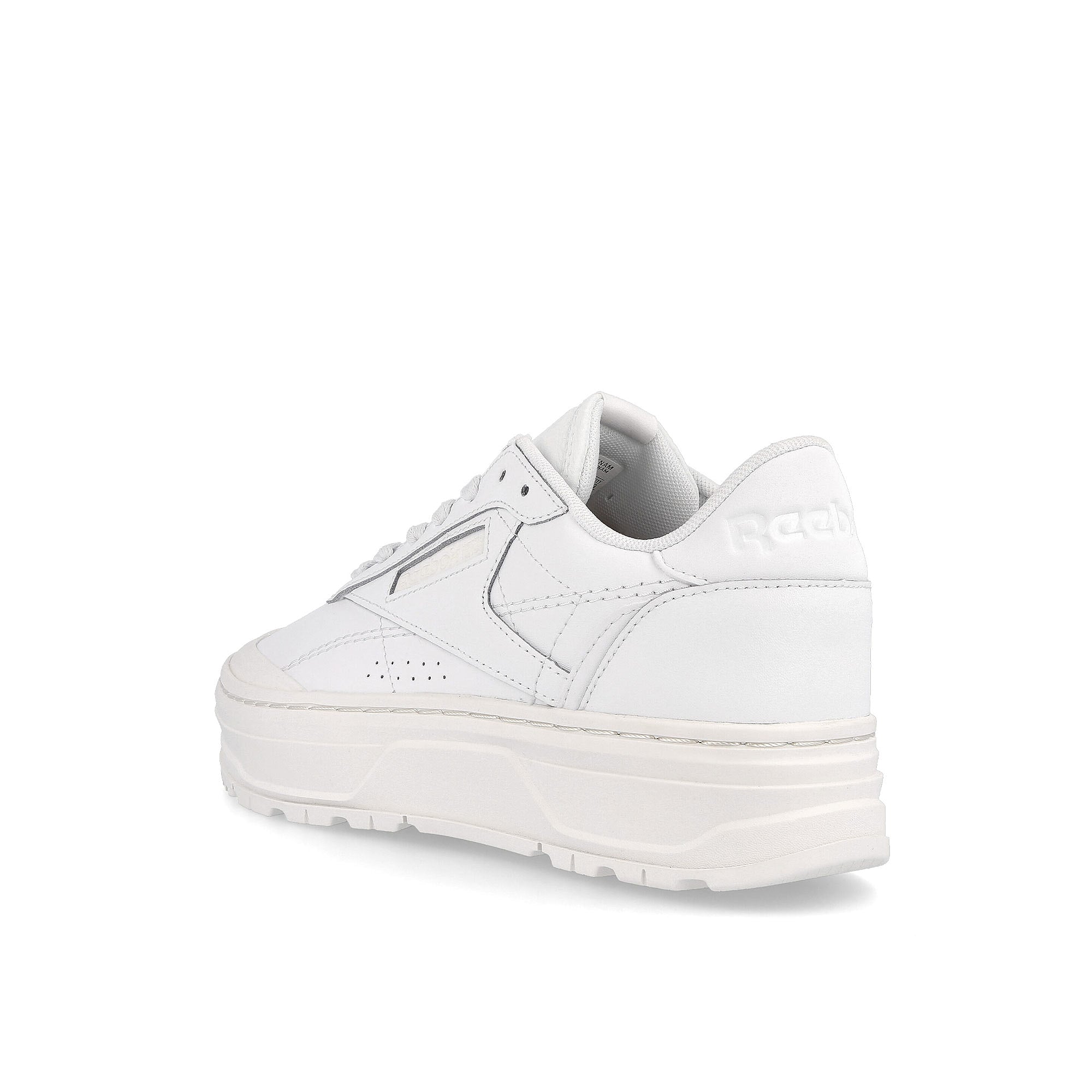 Reebok wmns club c double geo Footwear White / Footwear White / Chalk White Close-up | Overkill