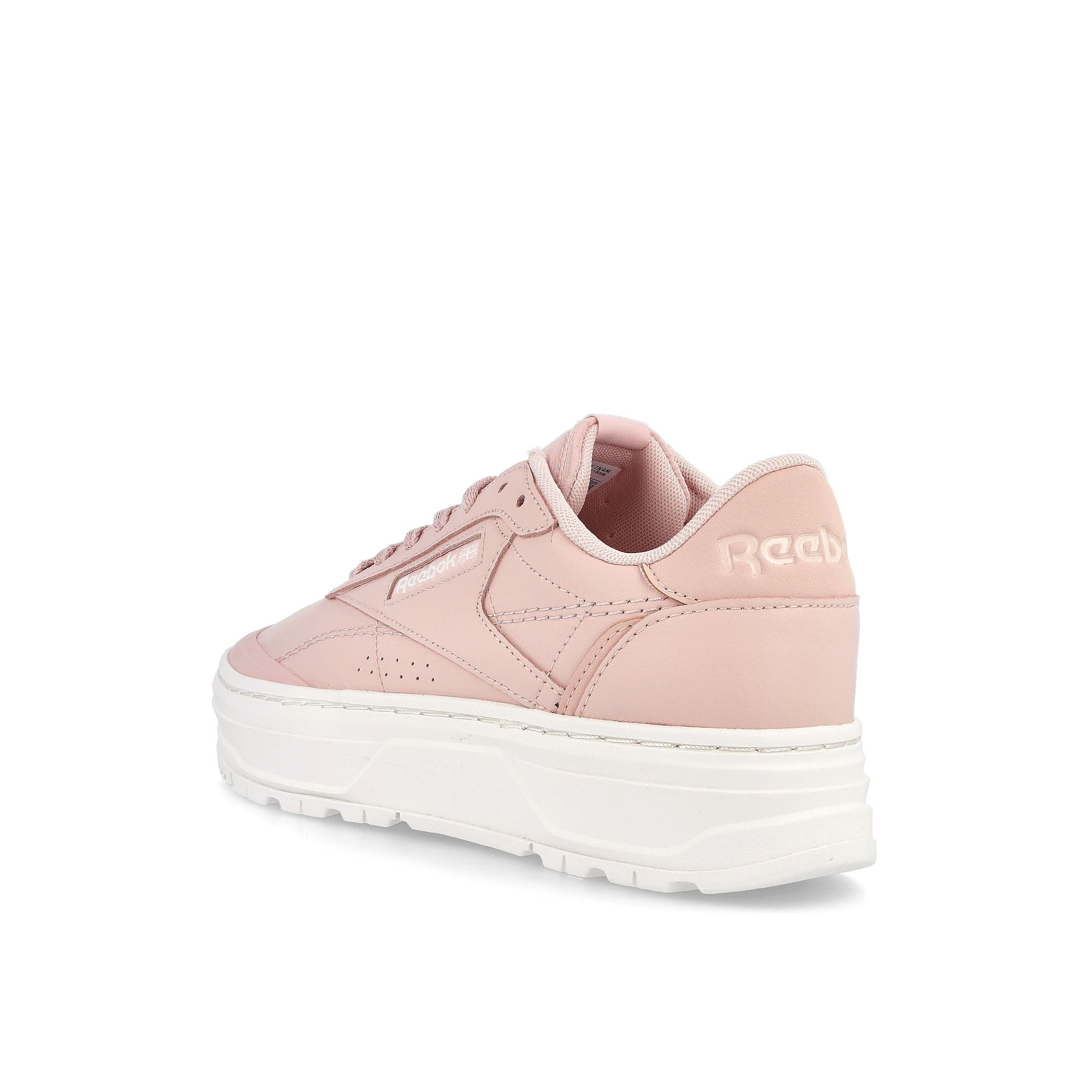 Reebok wmns club c double geo Soft Ecru-Soft Ecru-Chalk Sneakers Material | Overkill