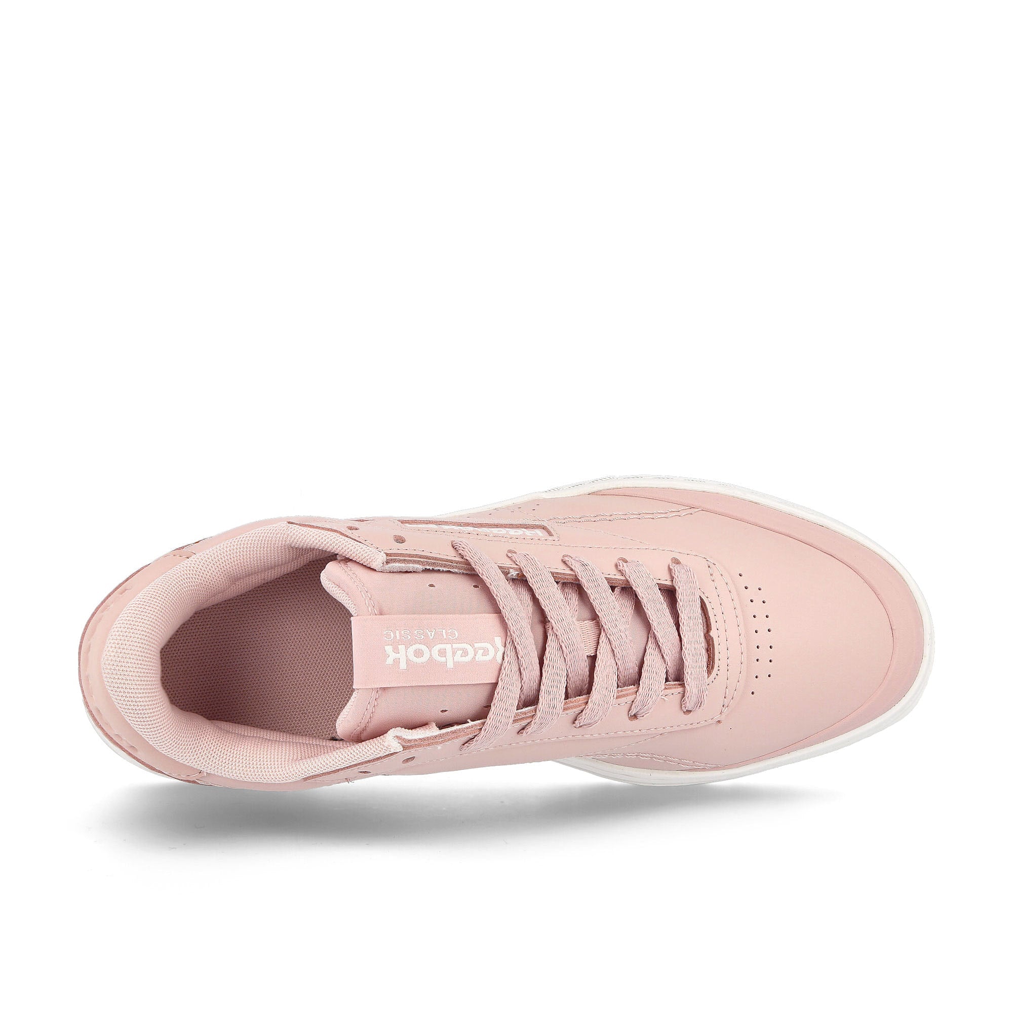 Reebok wmns club c double geo Soft Ecru-Soft Ecru-Chalk Sneakers Detailfoto | Overkill