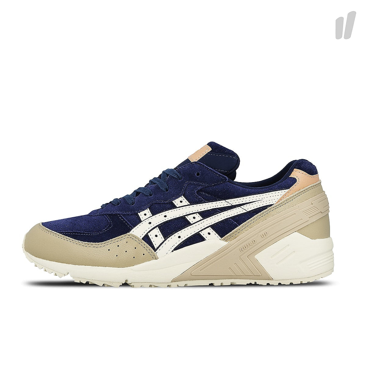 Asics gel sight Indigo Blue-Cream Low Top Sneakers H712L 4900 | Overkill
