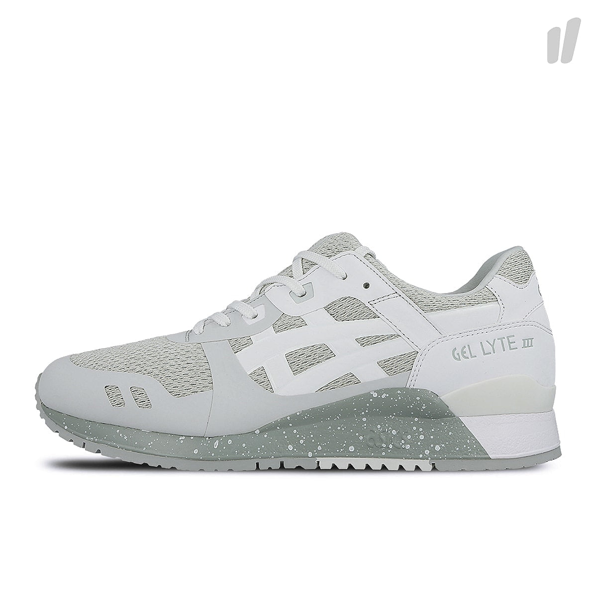 Asics gel lyte iii ns Glacier Grey-White Low Top Sneakers H715N 9601 | Overkill