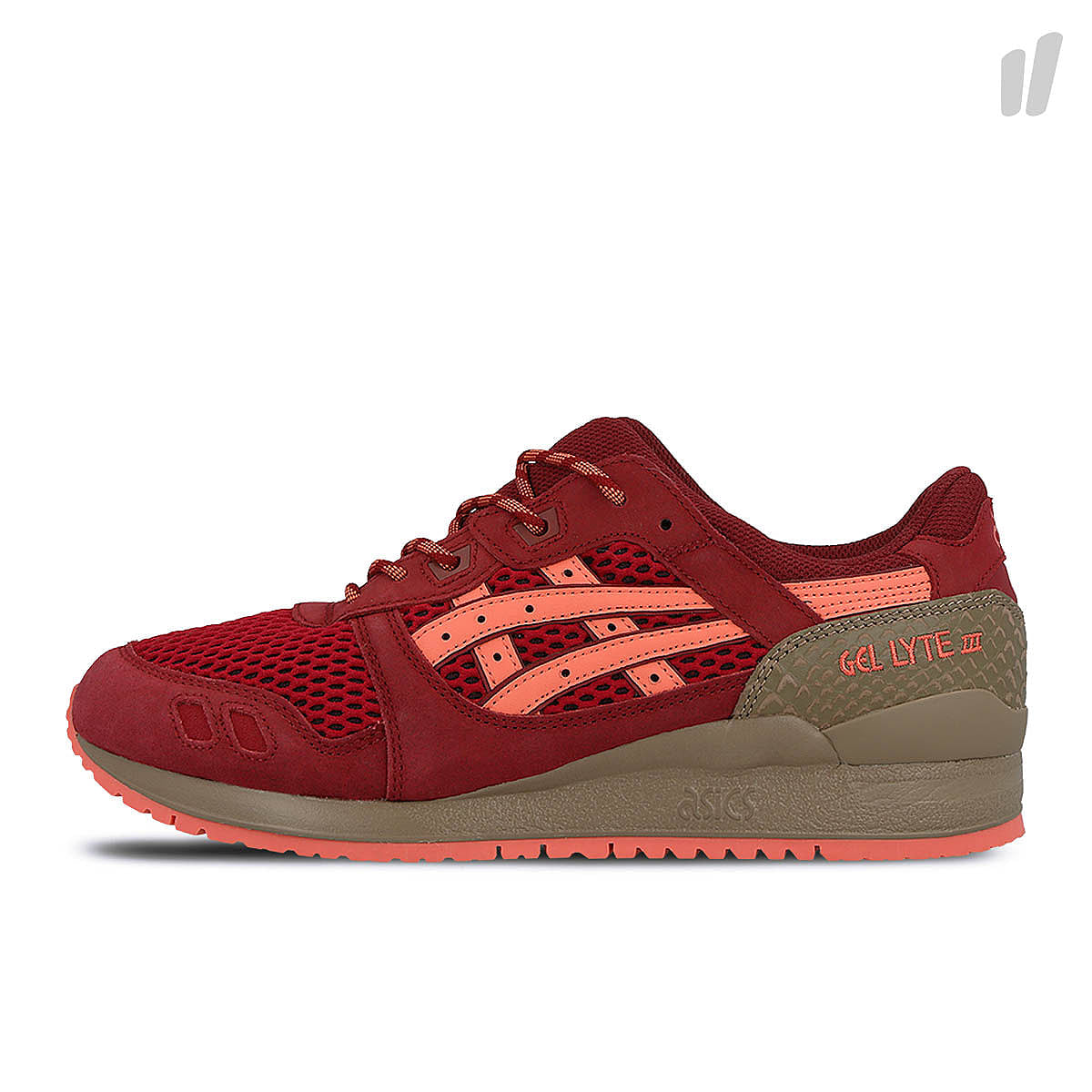 Asics gel lyte iii OT Red-OT Red Low Top Sneakers H7L1L 2626 | Overkill